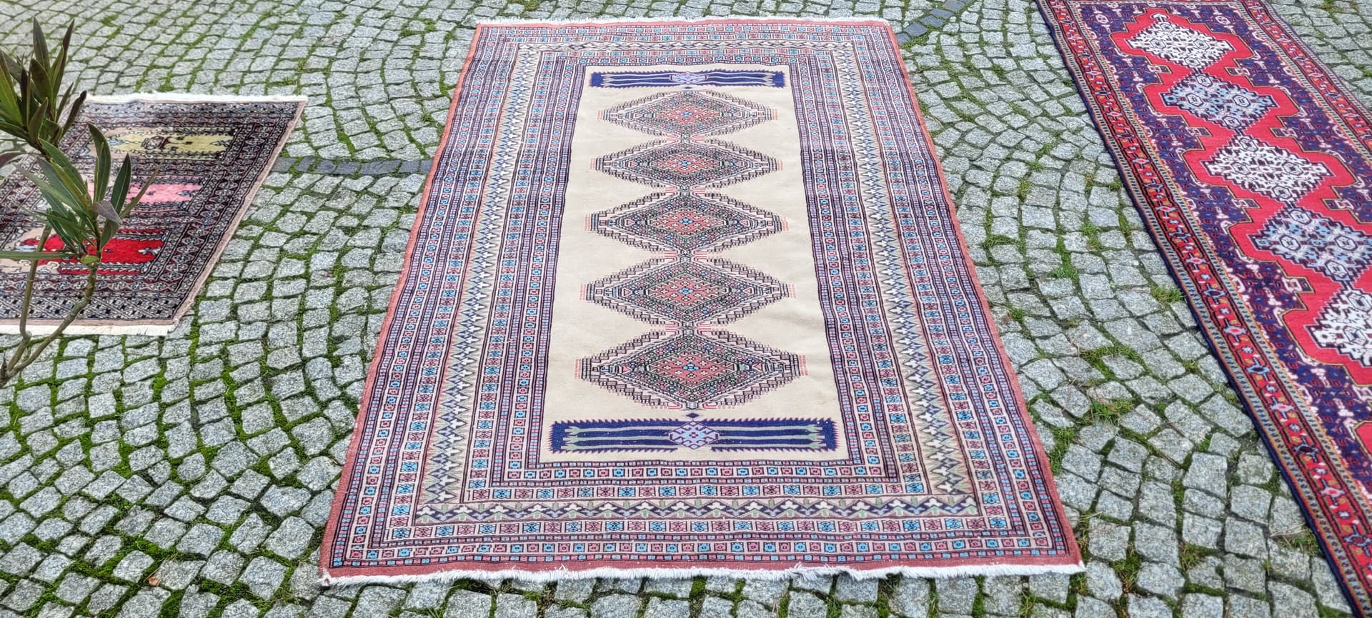 Dywan Buchara 130x200 cm, multikolor, wełna, Pakistan - 130075