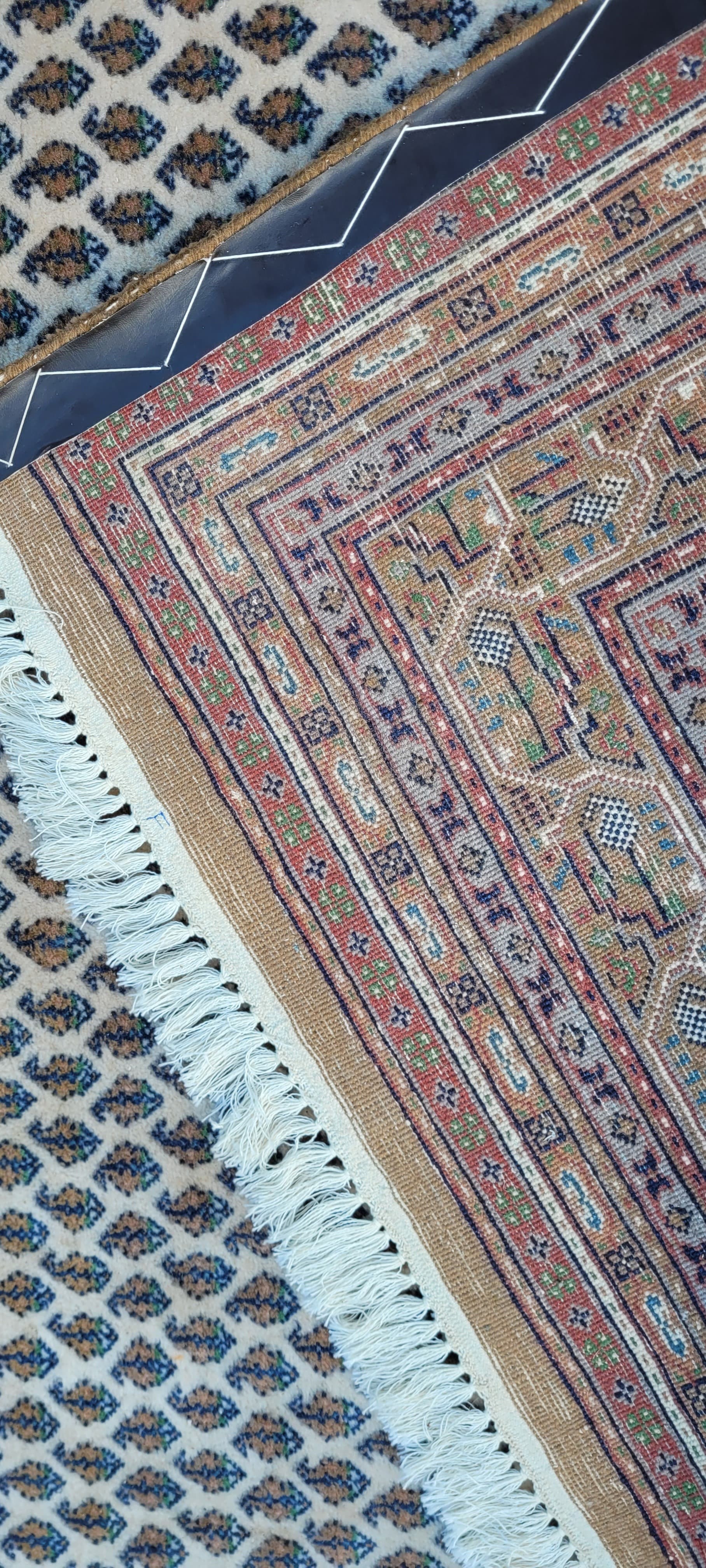 Rug Indo Sarough Mir 247x355 cm, beige wool, India - 130127