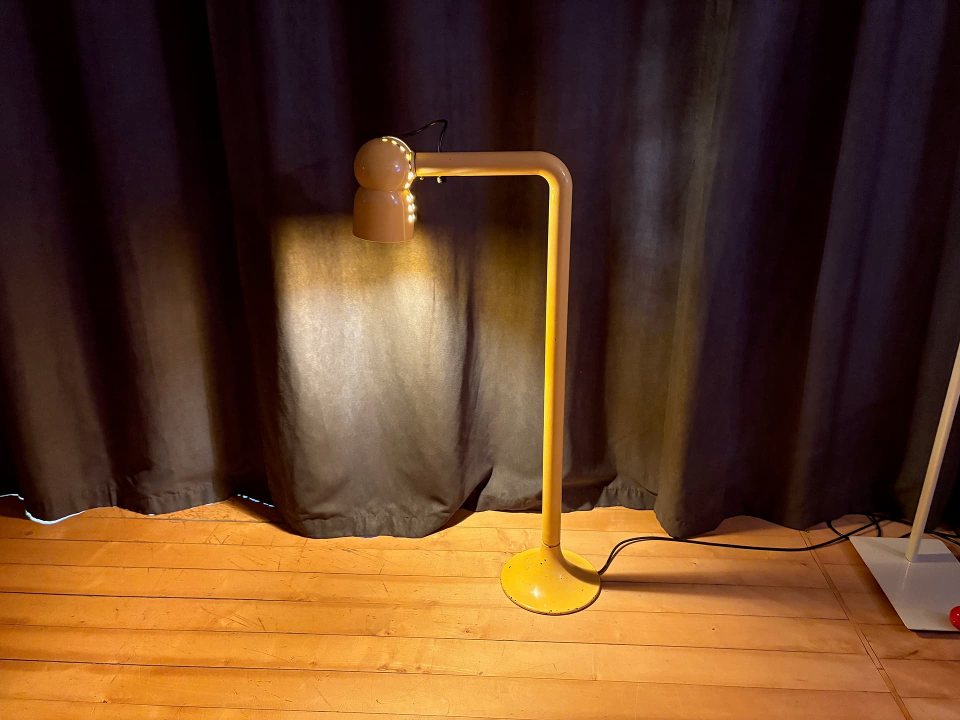 Unikalna lampa podłogowa „Robot” proj. Elio Martinelli , Martinelli Luce, Włochy, lata 60. - 130186