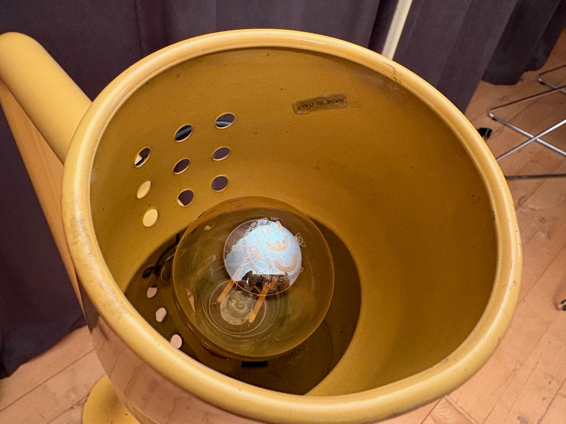 Unikalna lampa podłogowa „Robot” proj. Elio Martinelli , Martinelli Luce, Włochy, lata 60. - 130180