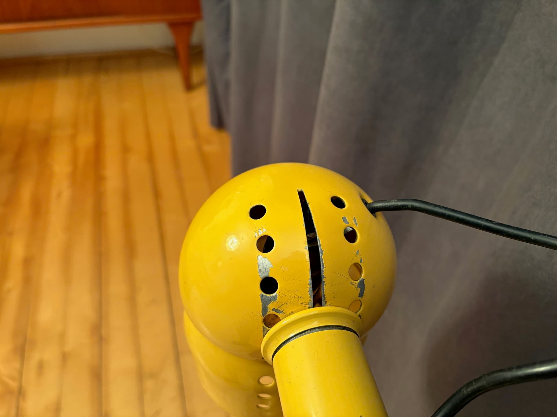 Unikalna lampa podłogowa „Robot” proj. Elio Martinelli , Martinelli Luce, Włochy, lata 60. - 130177