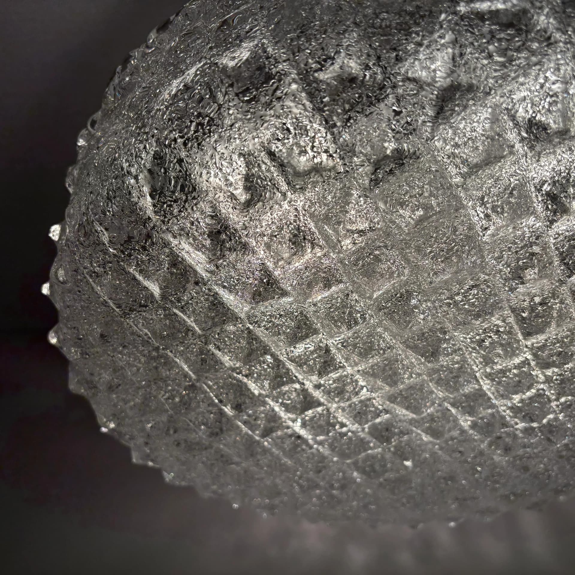 Plafon, złocony mosiądz, szkło Murano, Hillebrand, Niemcy, lata 70. - 8913