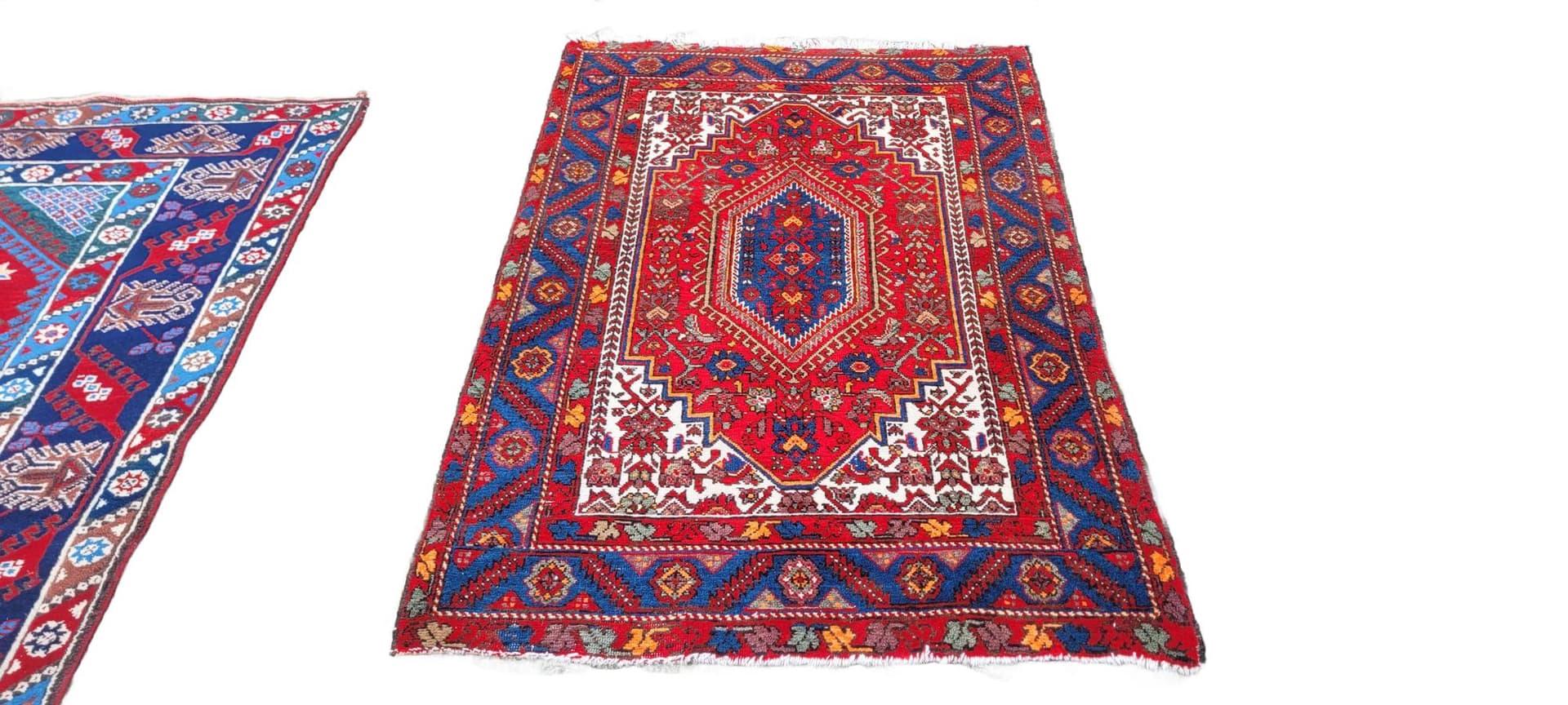 Dywan Bidjar, 160x105 cm, czerwony, wełna, Indie, lata 70.