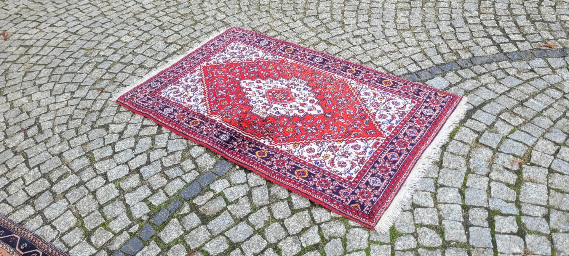 Dywan Bidjar 130x80cm, czerwony, wełna, Indie - 130770