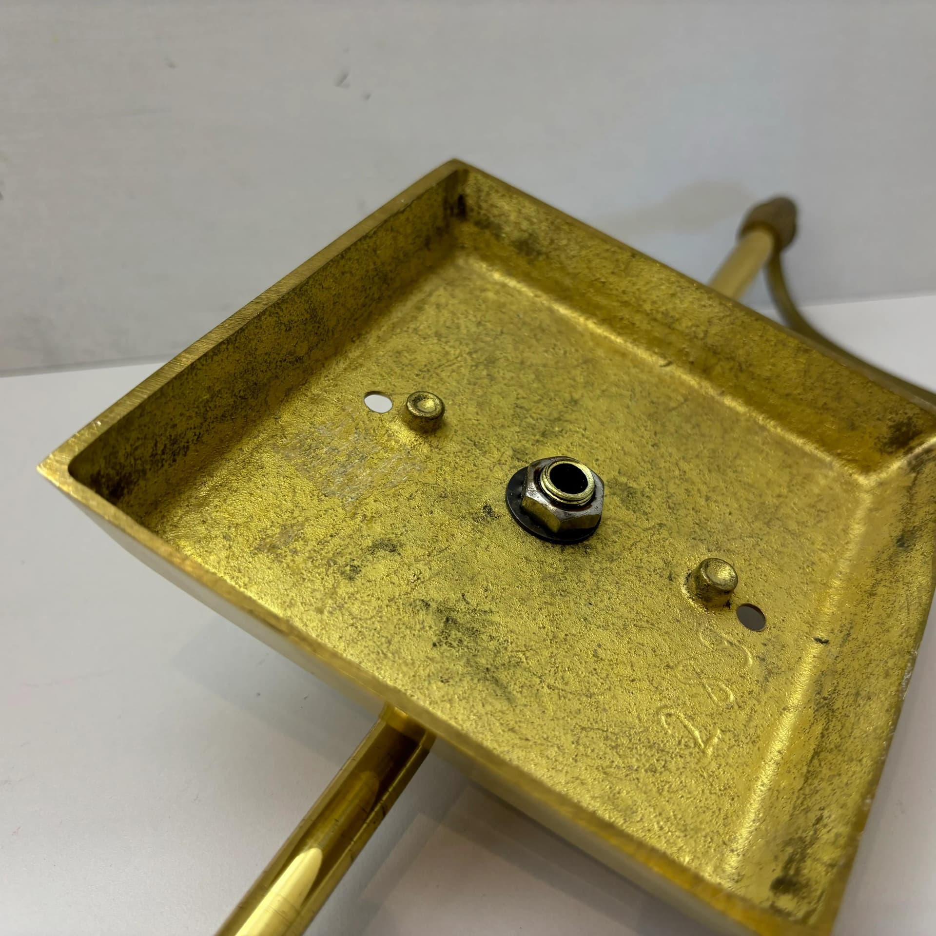 Kinkiet, mosiądz złoty, Niemcy, lata 70. - 8893