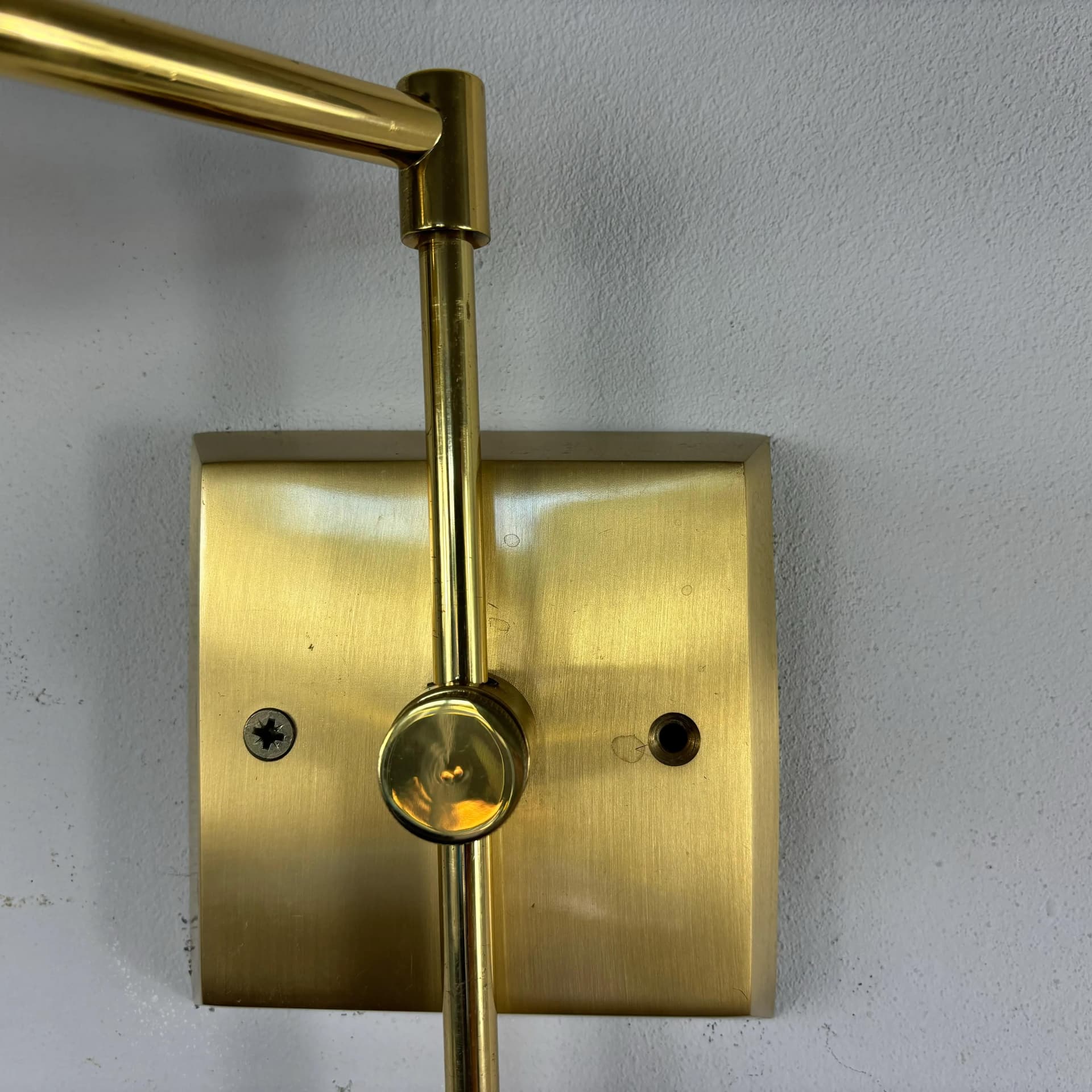 Kinkiet, mosiądz złoty, Niemcy, lata 70. - 8897