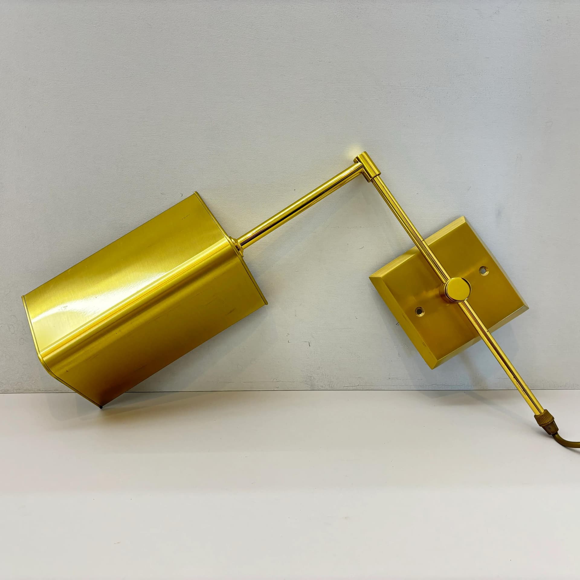 Kinkiet, mosiądz złoty, Niemcy, lata 70. - 8894