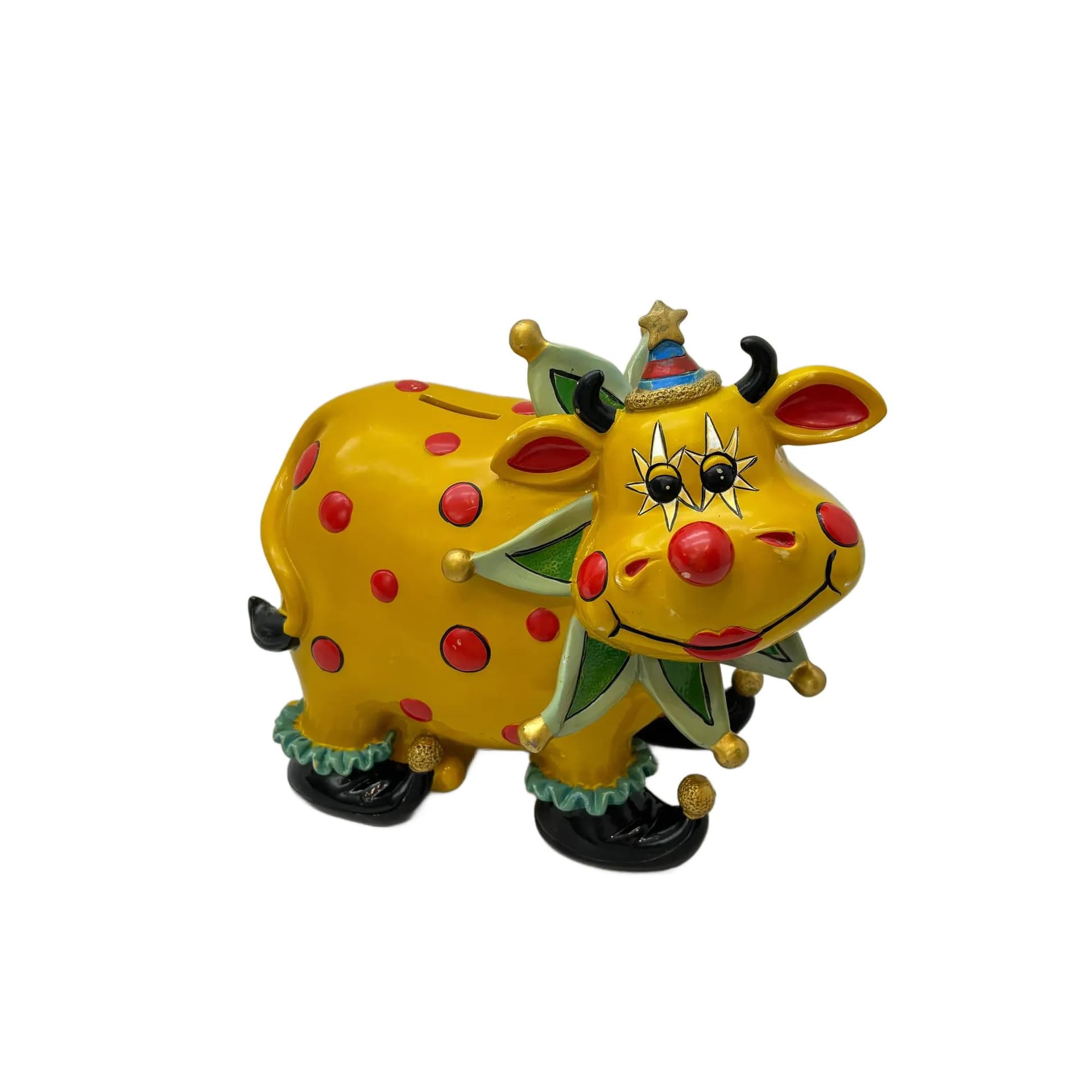 Postmodernist piggy bank, multicolor plastic, Germany, 1990s.