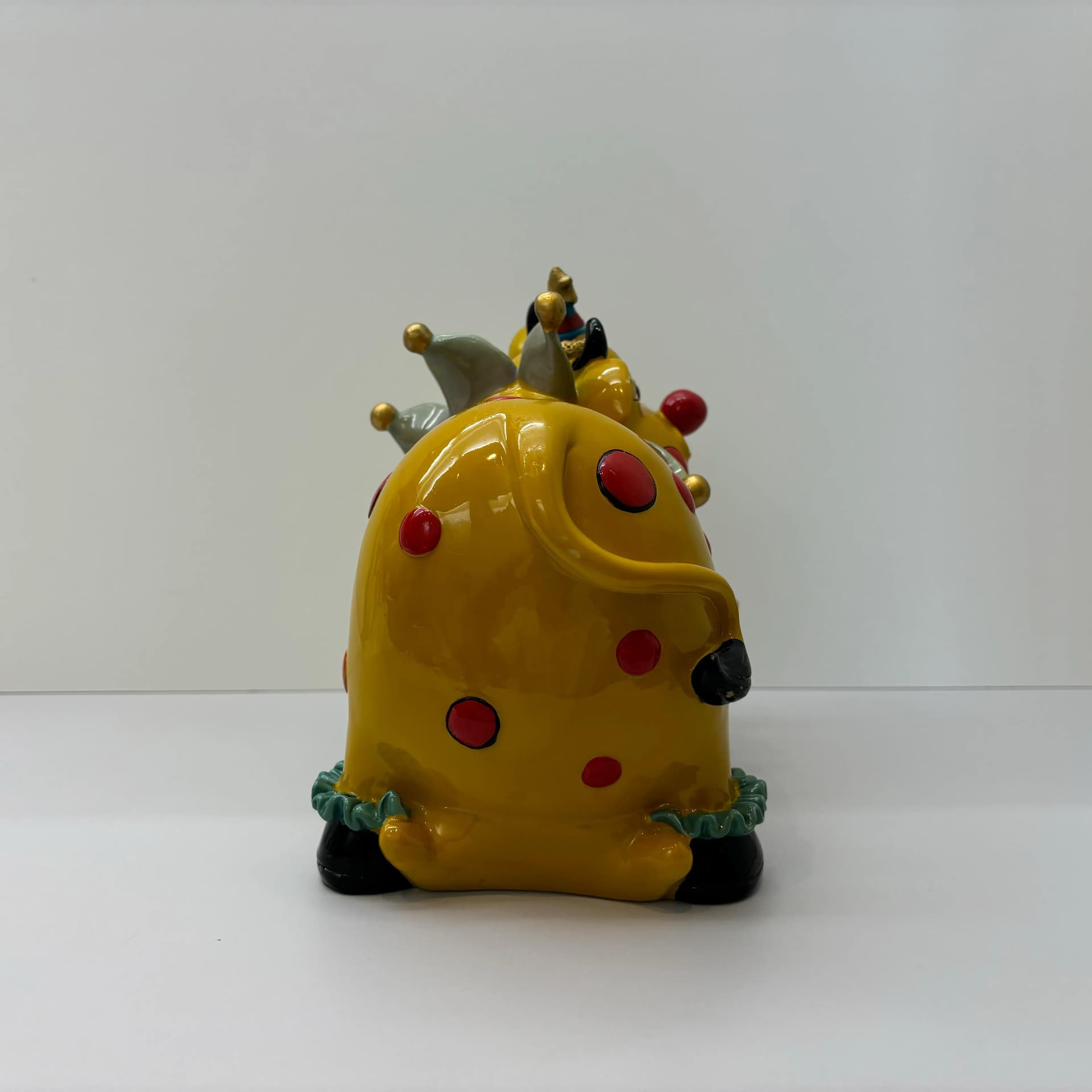 Postmodernist piggy bank, multicolor plastic, Germany, 1990s. - 8886