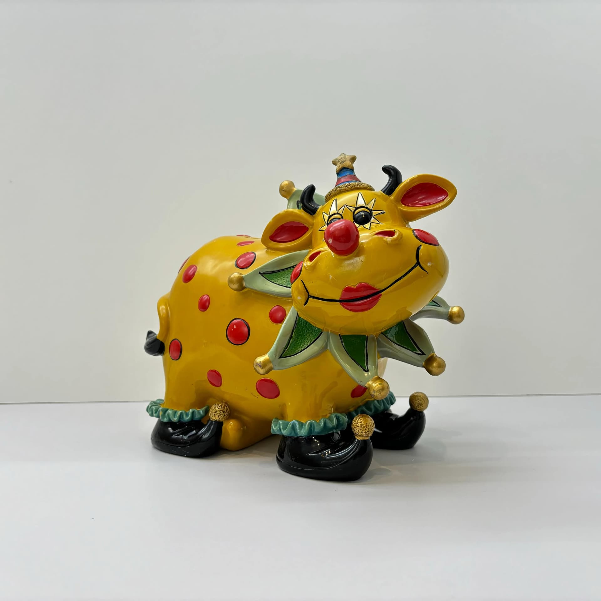 Postmodernist piggy bank, multicolor plastic, Germany, 1990s. - 8885