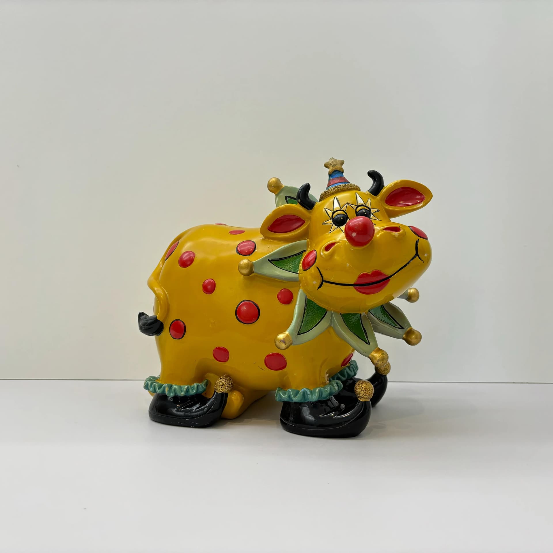 Postmodernist piggy bank, multicolor plastic, Germany, 1990s. - 8890