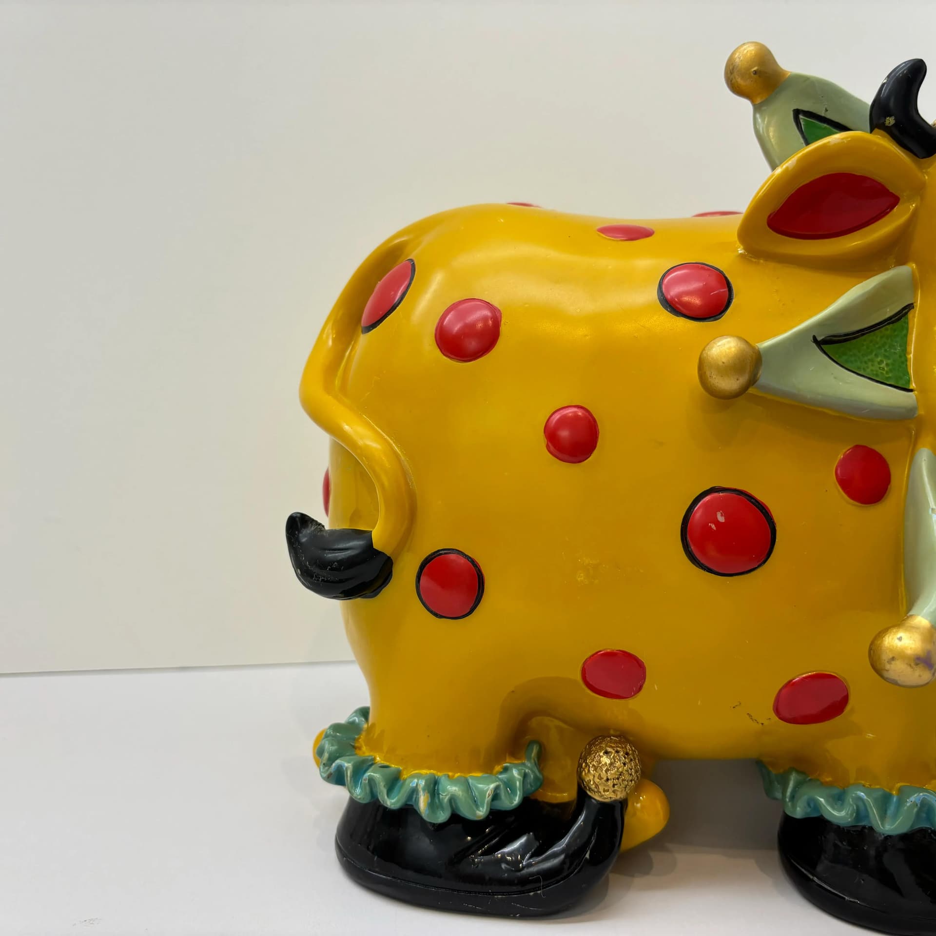 Postmodernist piggy bank, multicolor plastic, Germany, 1990s. - 8889