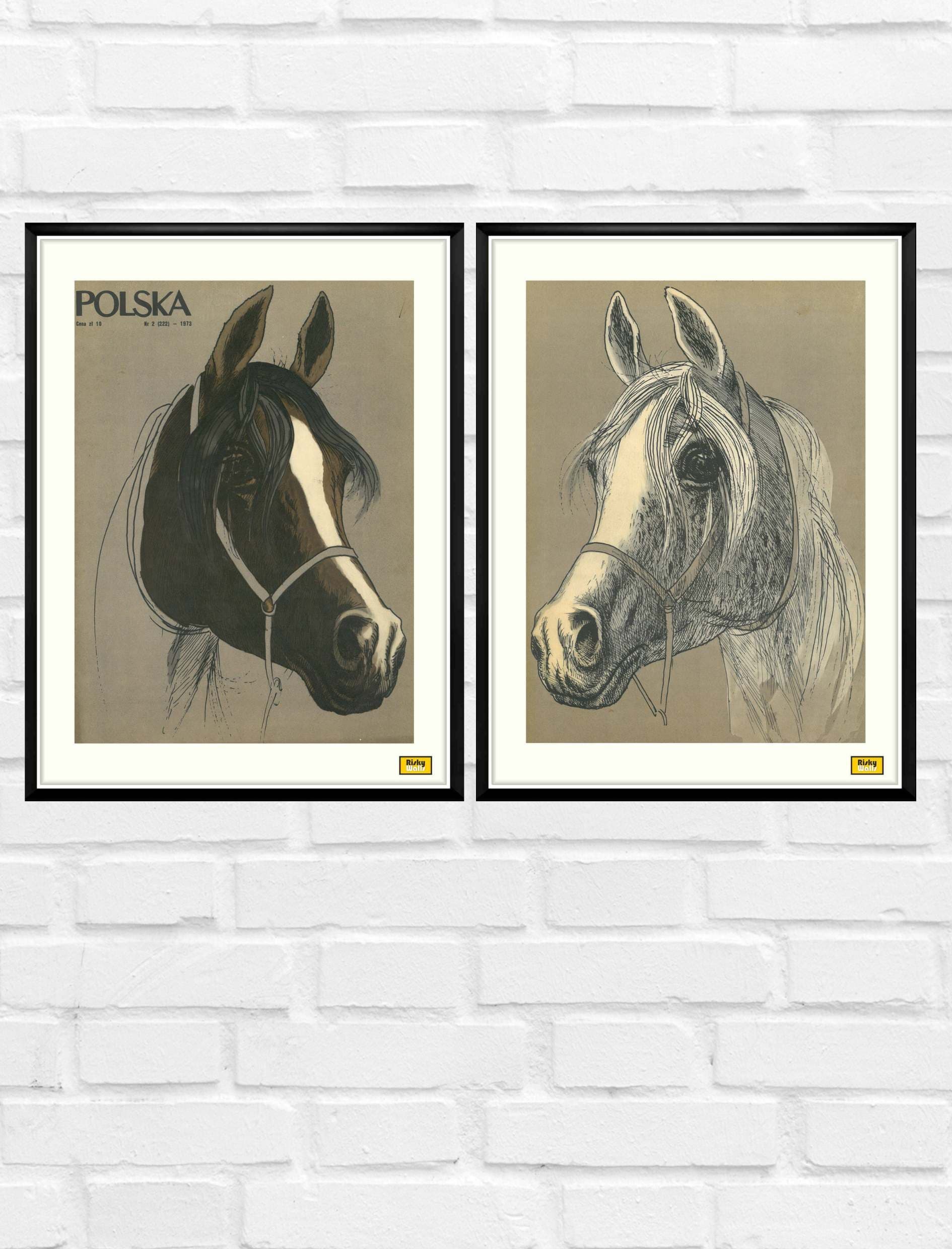 Komplet okładek POLSKA, multikolor, papier, aut. J. Wilkoń, Polska, lata 70. - 130970