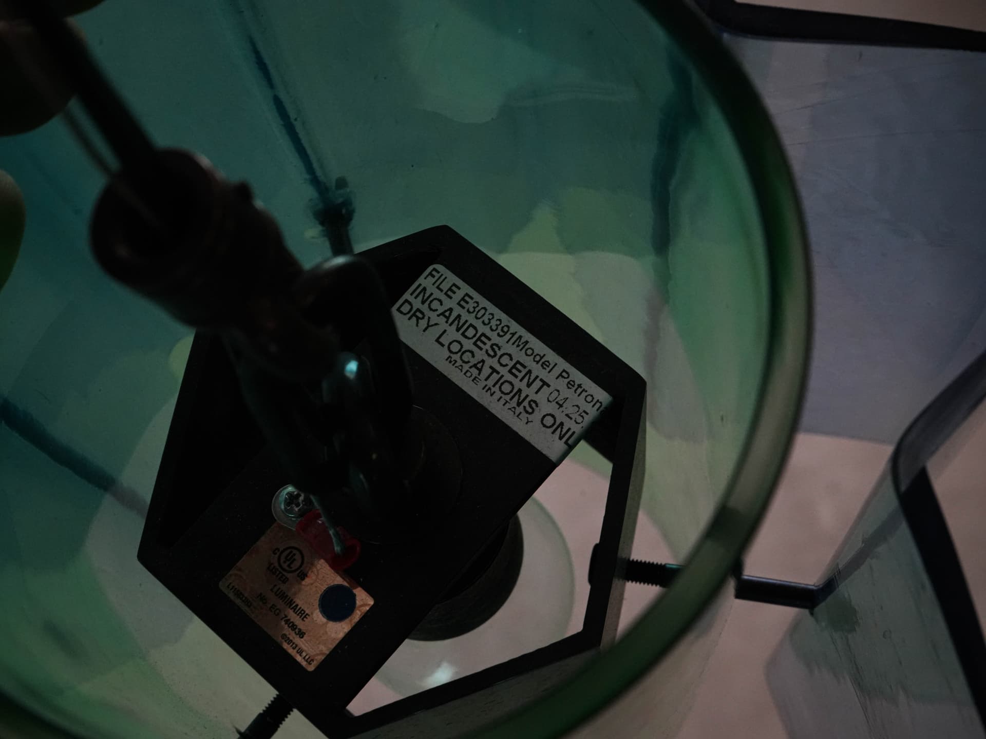 Lampa wisząca, Włochy, lata 70. - 131035