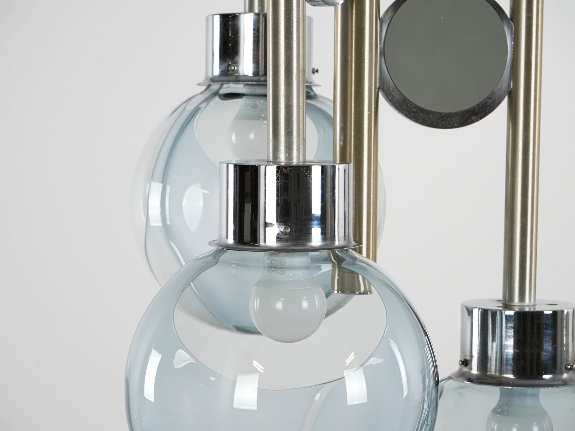 Żyrandol Space Age, szkło Murano, Włochy, lata 70. - 131110