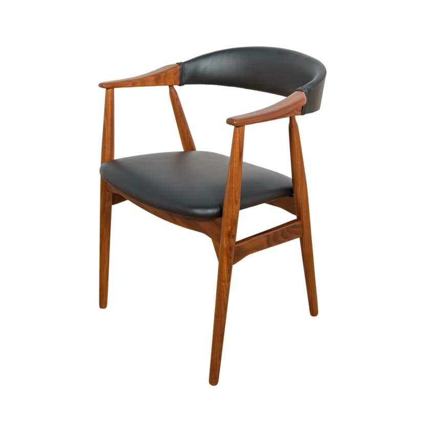 Fotel Model 213, proj. Th. Harlev, Farstrup Møbler, Dania, lata 60.