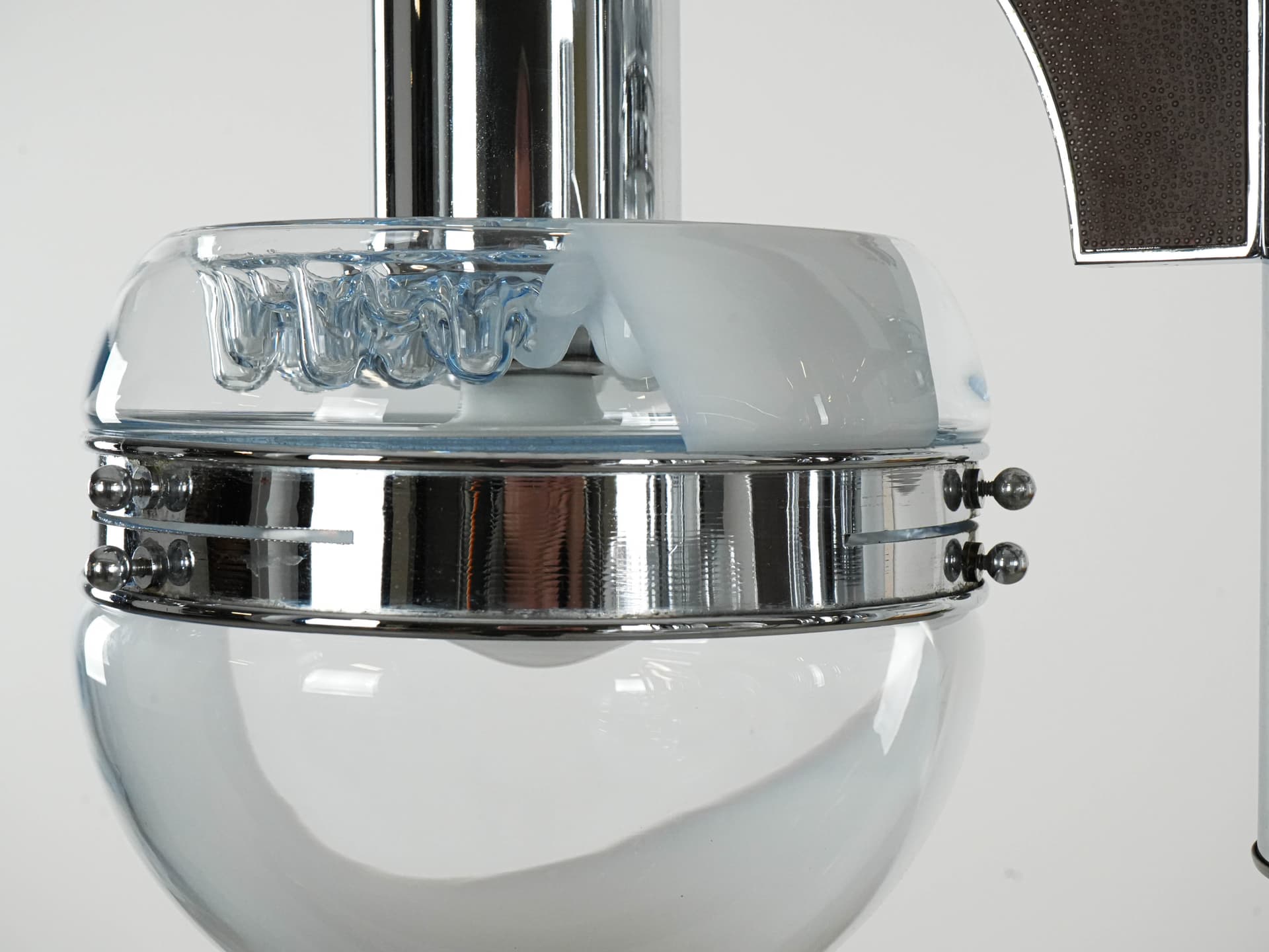 Żyrandol Space Age, szkło Murano, Włochy, lata 70 - 131156