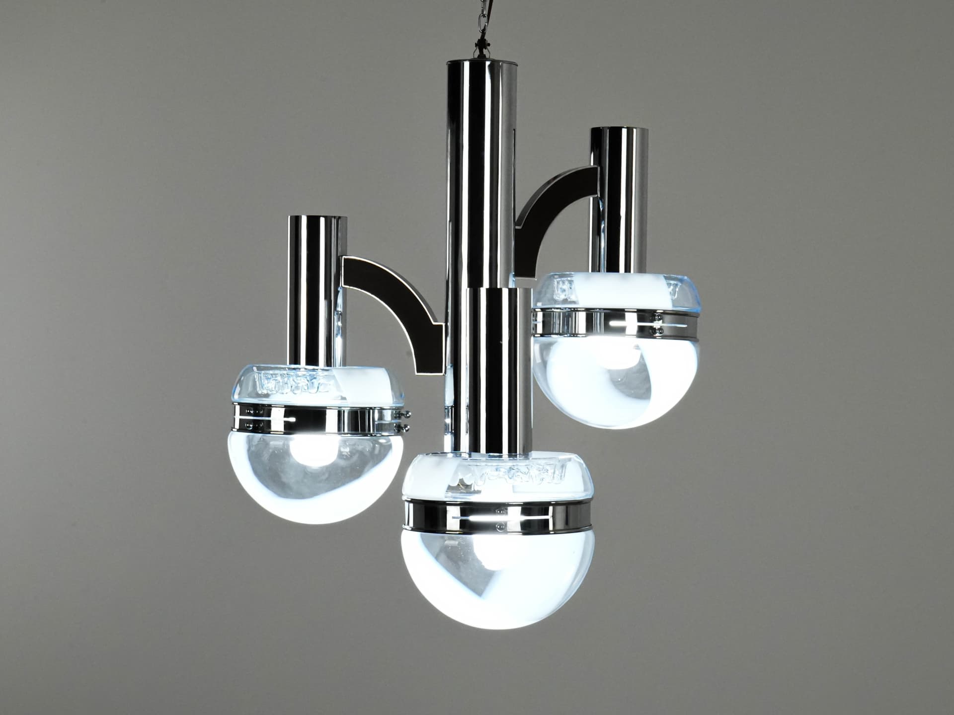 Żyrandol Space Age, szkło Murano, Włochy, lata 70 - 131149