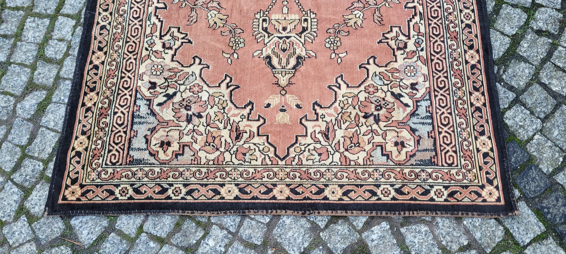 Gobelín Art déco, beżowy, 180x92cm, lata 20. - 131270