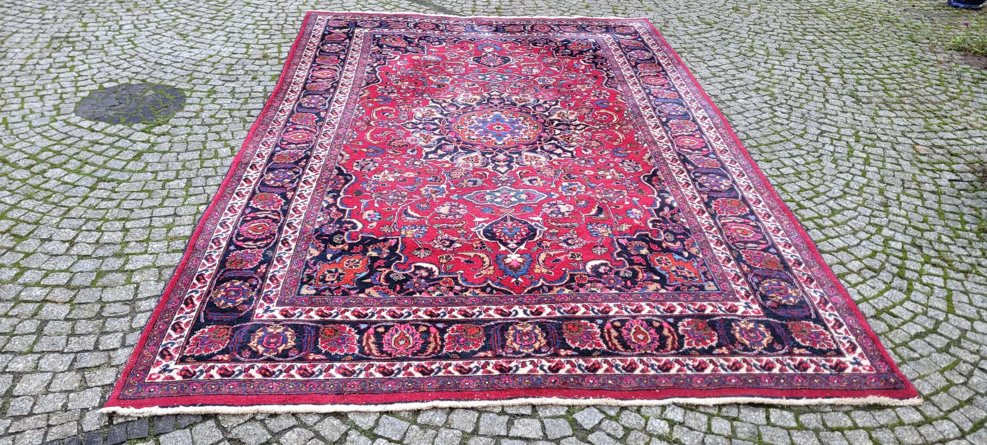 Dywan Meshed, 210x325 cm, multikolor, wełna, Iran, pocz. XX w. - 131399