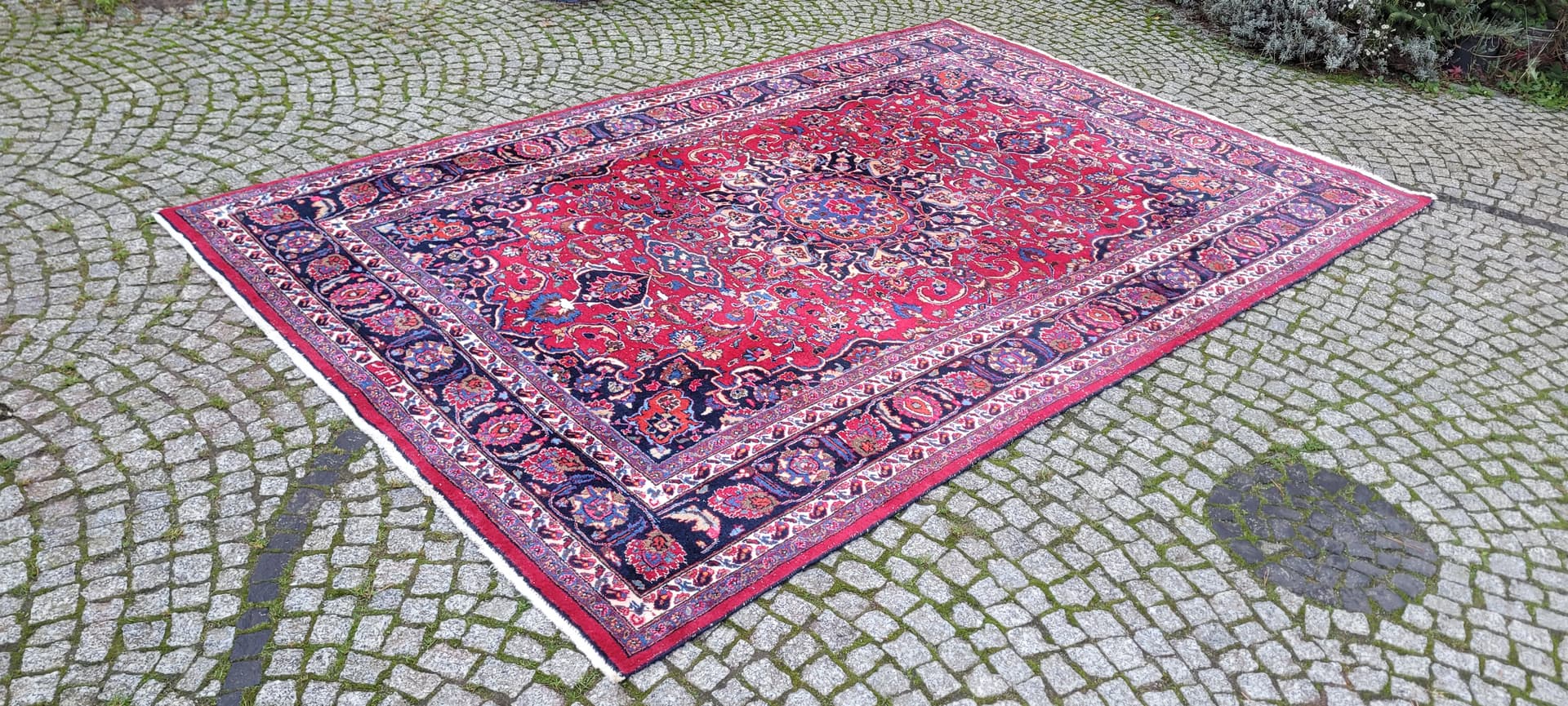 Dywan Meshed, 210x325 cm, multikolor, wełna, Iran, pocz. XX w. - 131403