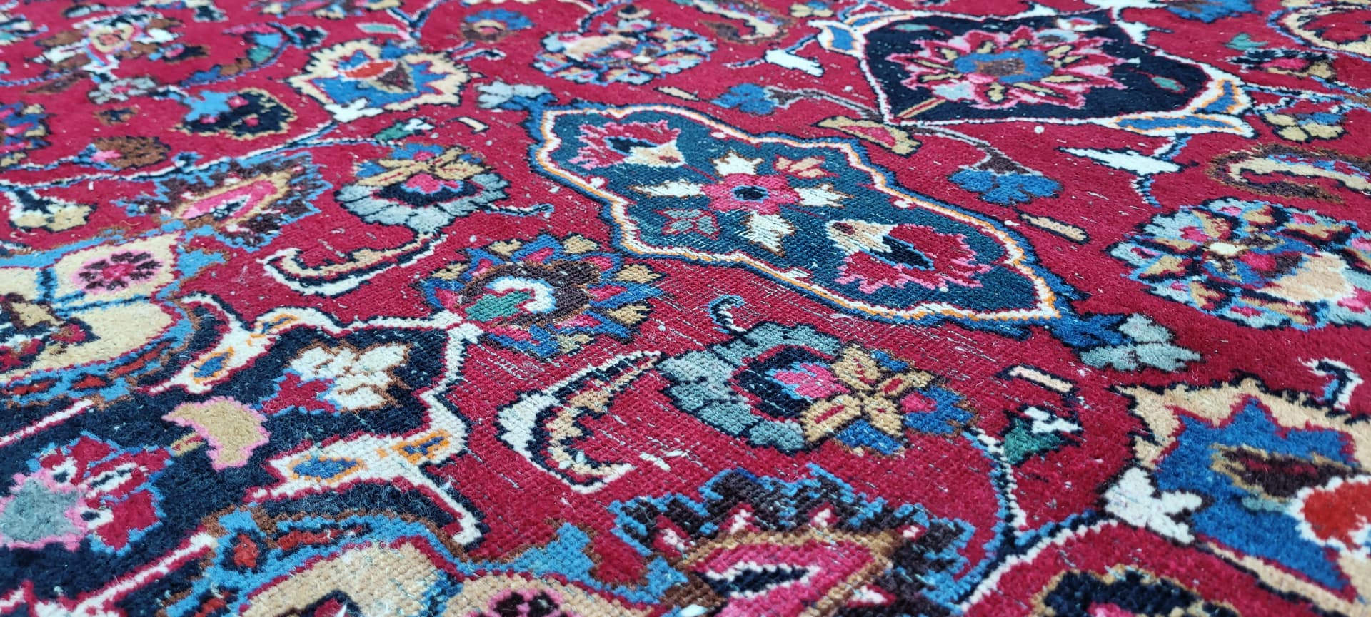 Dywan Meshed, 210x325 cm, multikolor, wełna, Iran, pocz. XX w. - 131389