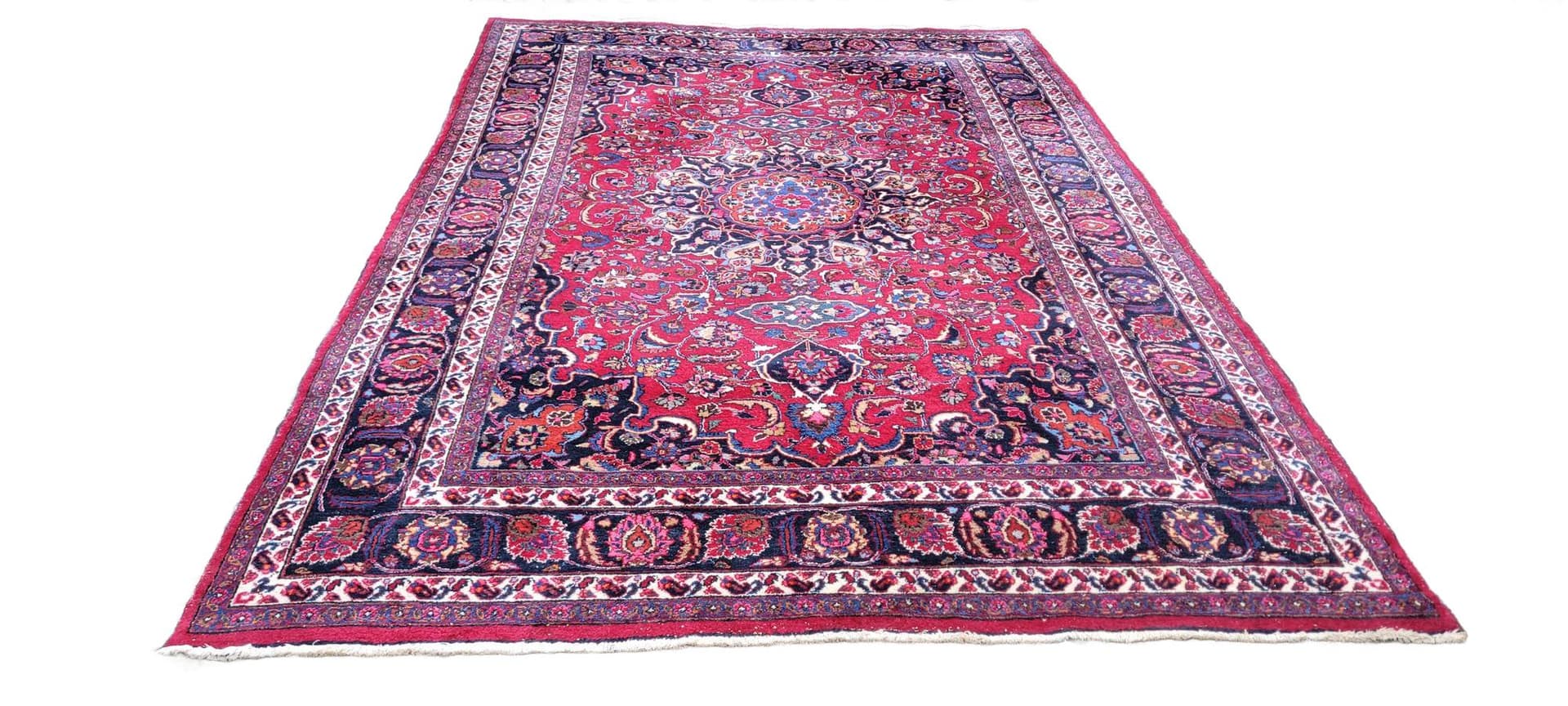 Dywan Meshed, 210x325 cm, multikolor, wełna, Iran, pocz. XX w.