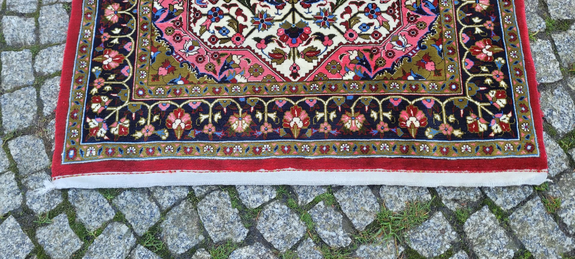 Rug Ghom, 120x85 cm, multicolor, silk wool, Iran - 131587