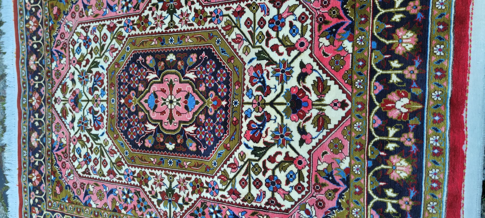 Rug Ghom, 120x85 cm, multicolor, silk wool, Iran - 131586