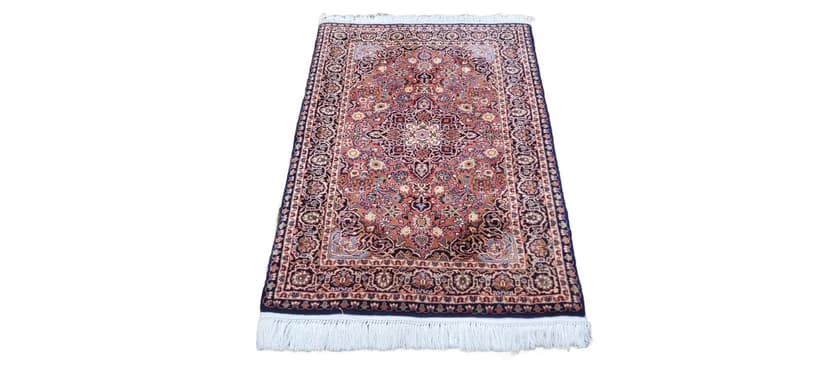 Rug Indo Keshan, 82x142 cm, red, wool, India
