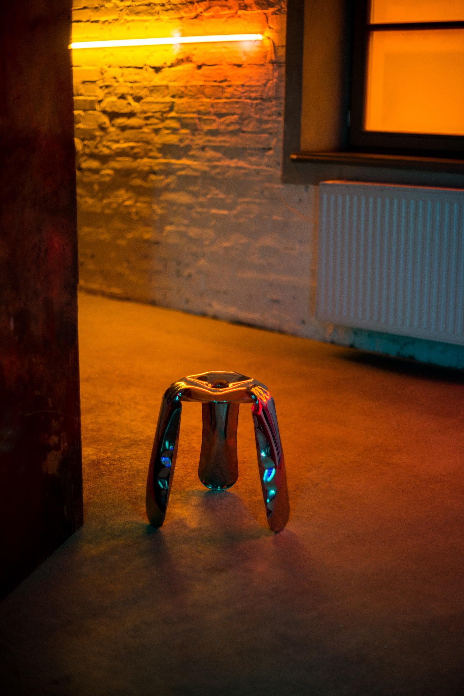 Stołek PLOPP brązowy 50 cm, Zieta Studio - 131755