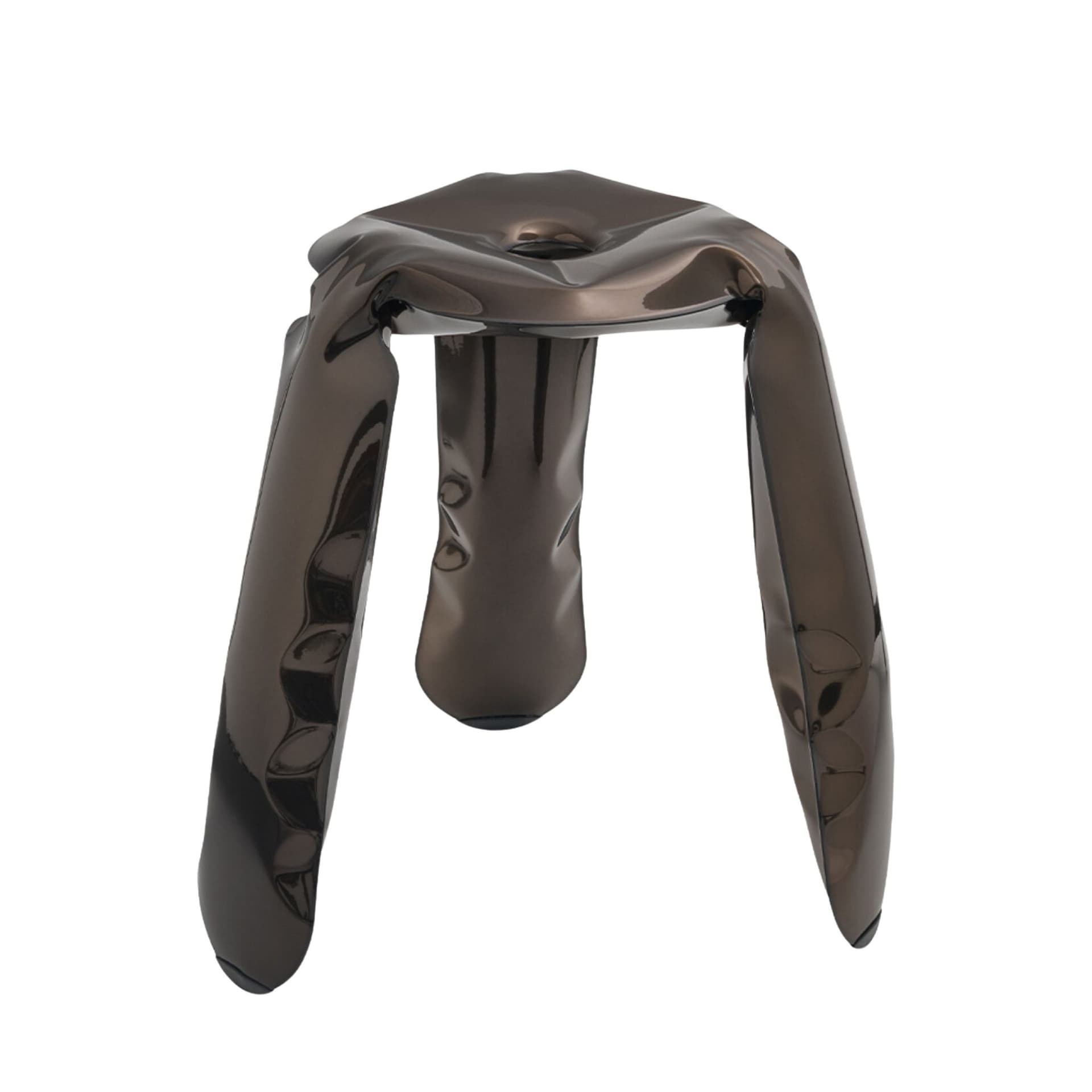 Stołek PLOPP brązowy 50 cm, Zieta Studio