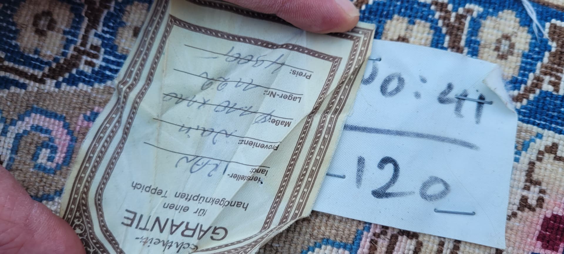 Dywan Nain, okrągły 125x125 cm, multikolor, wełna, jedwabiem, Iran - 131773