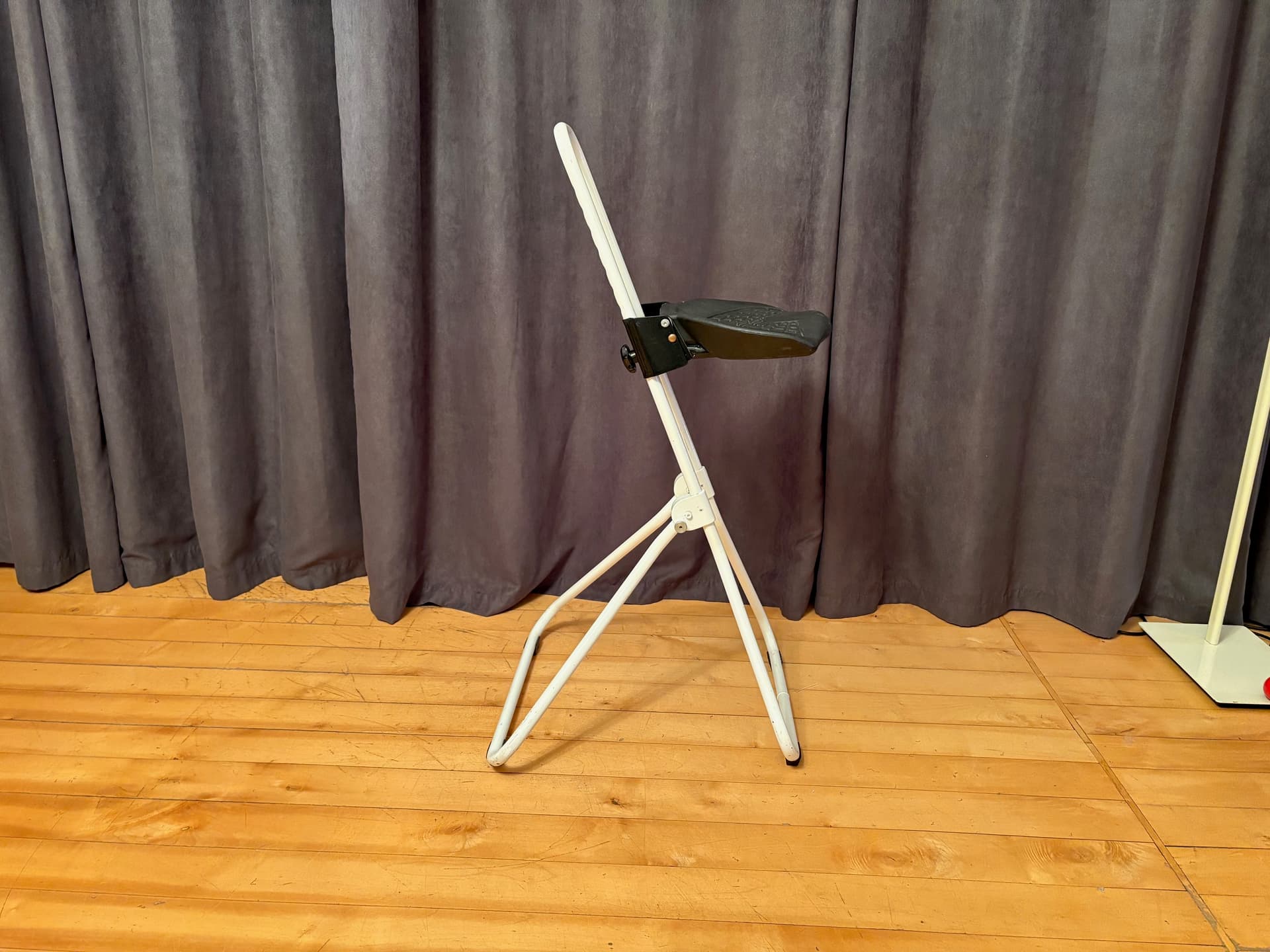 Stołek, ivory white, czarny, Niemcy, lata 90. - 131808