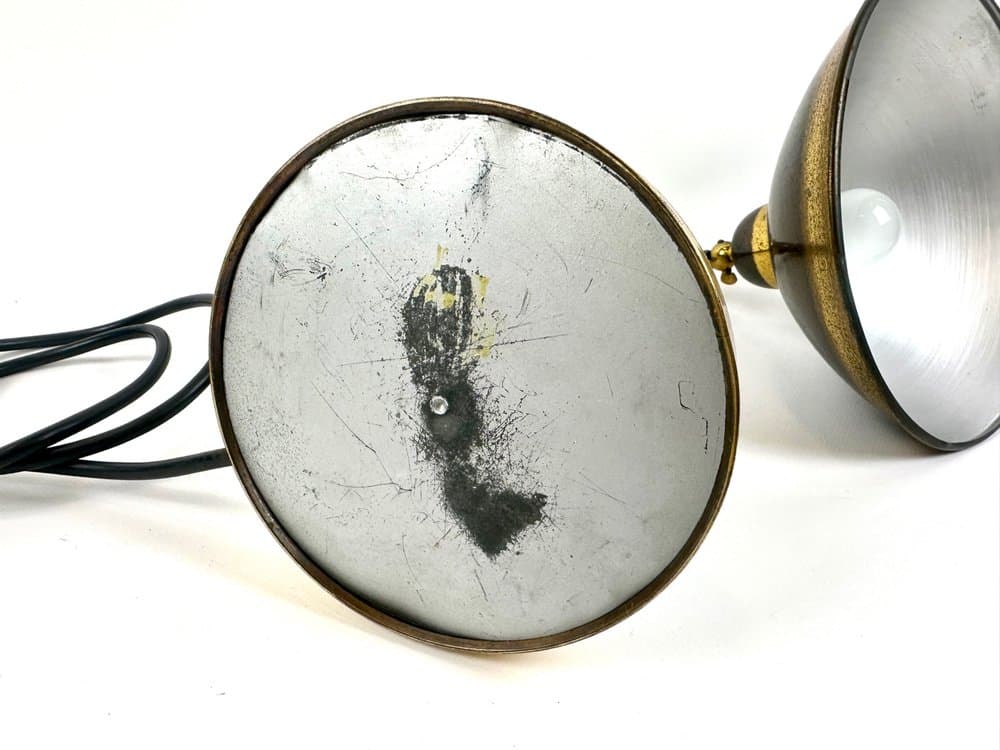 Desk lamp Art Deco, golden brass, Germany, 1940s. - 149643