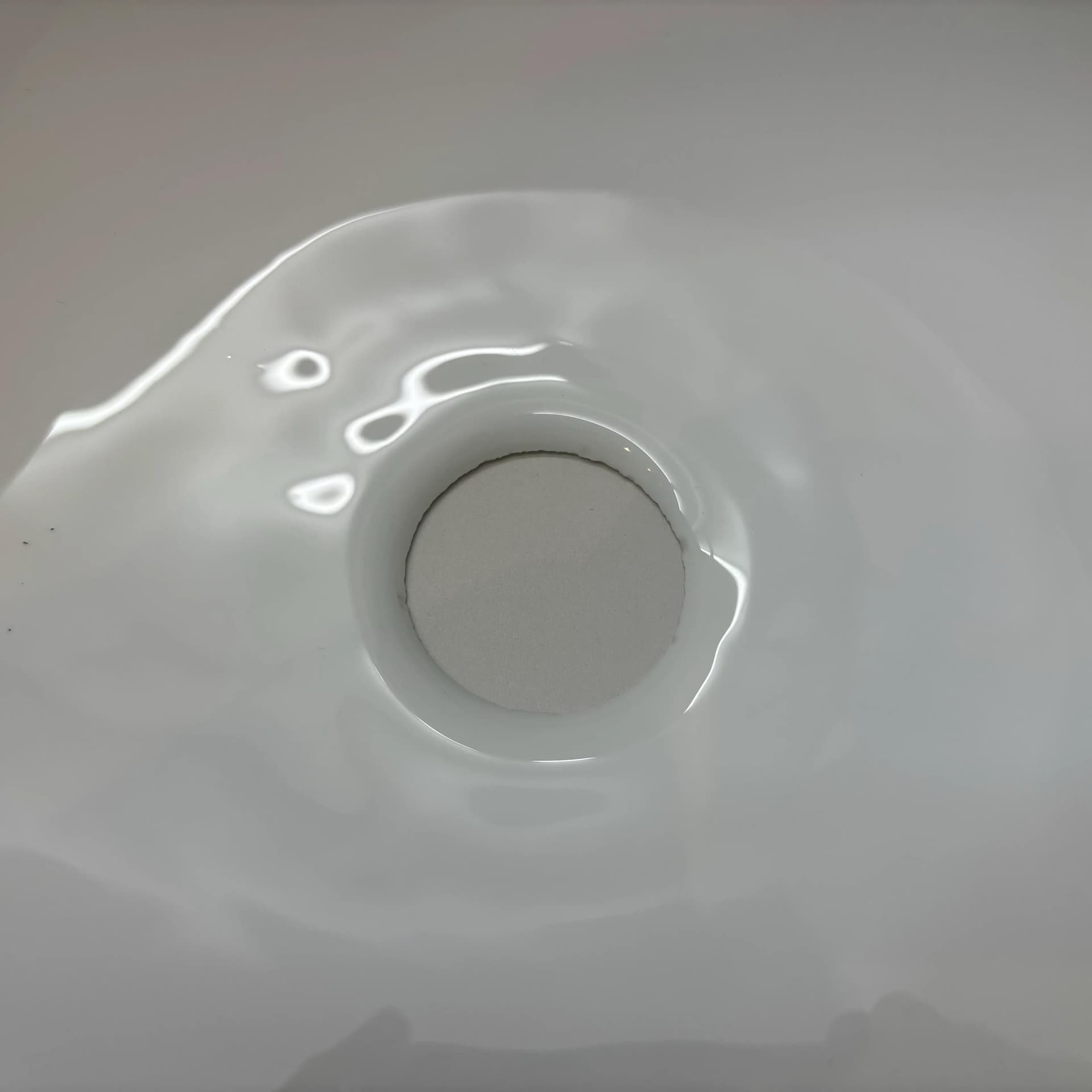 Milky White Opaline Glass Ceiling Lamp, Bauhaus, Germany, 1970s - 8992