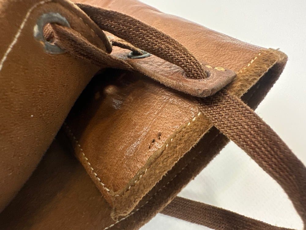 Proteza ręki damska wiktoriańska, brązowy jasny, skóra naturalna, drewno, Wielka Brytania, XIX w. - 149753