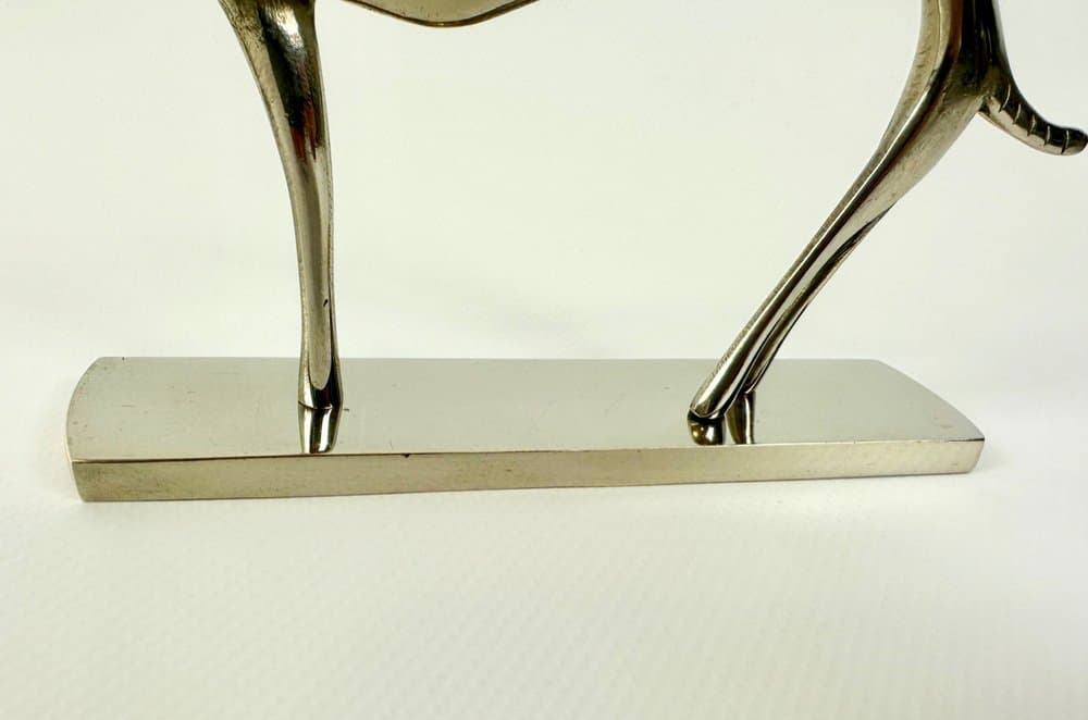 Figurka chart, Art déco, srebrny, mosiądz, proj. L. Hoenig, Węgry, lata 30. - 149760