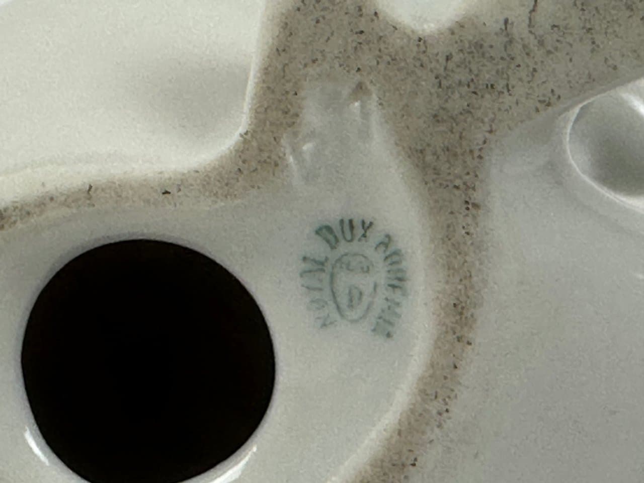 Figurka porcelanowa, biała, proj. J. Forejtova, Royal Dux Bohemia, Czechosłowacja, lata 60. - 149791