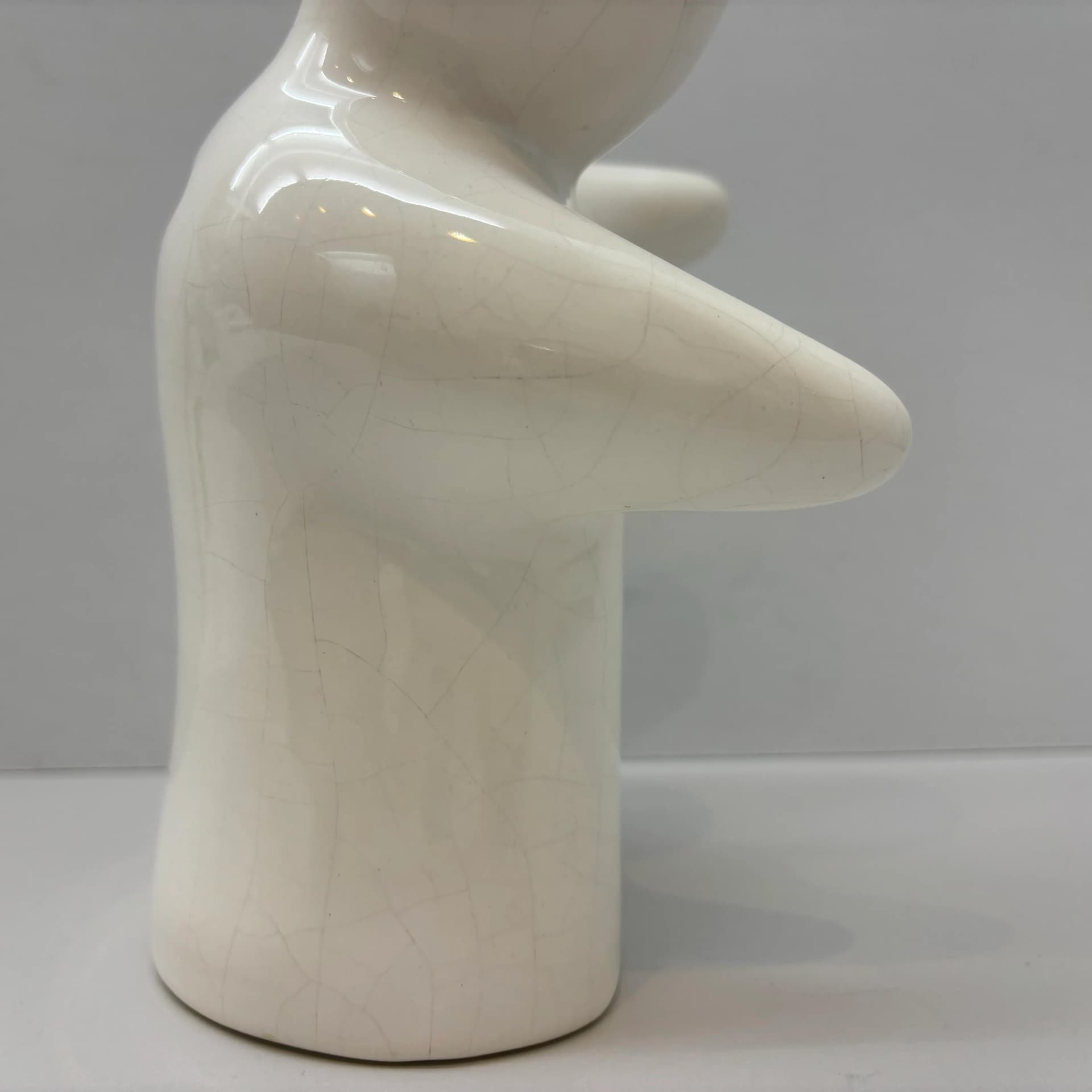 Piggy Bank Ghost, white ceramics, Germany, 1980s. - 8977