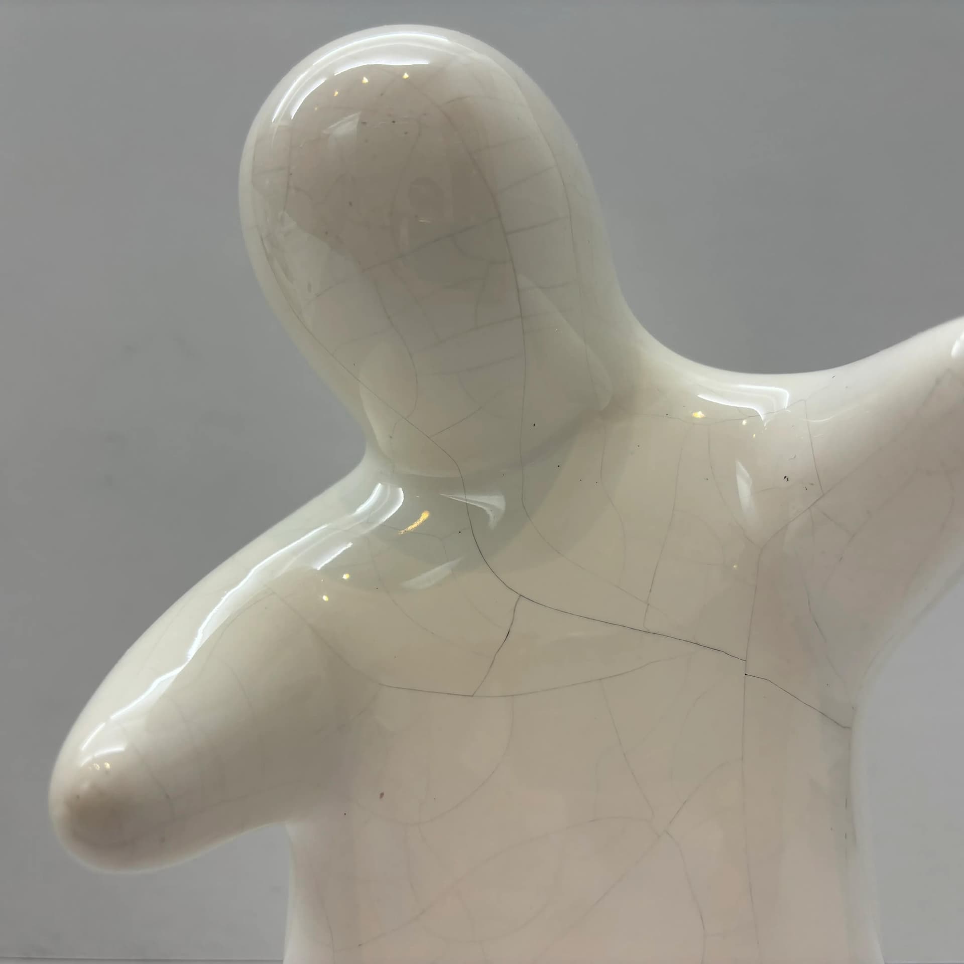 Piggy Bank Ghost, white ceramics, Germany, 1980s. - 8976