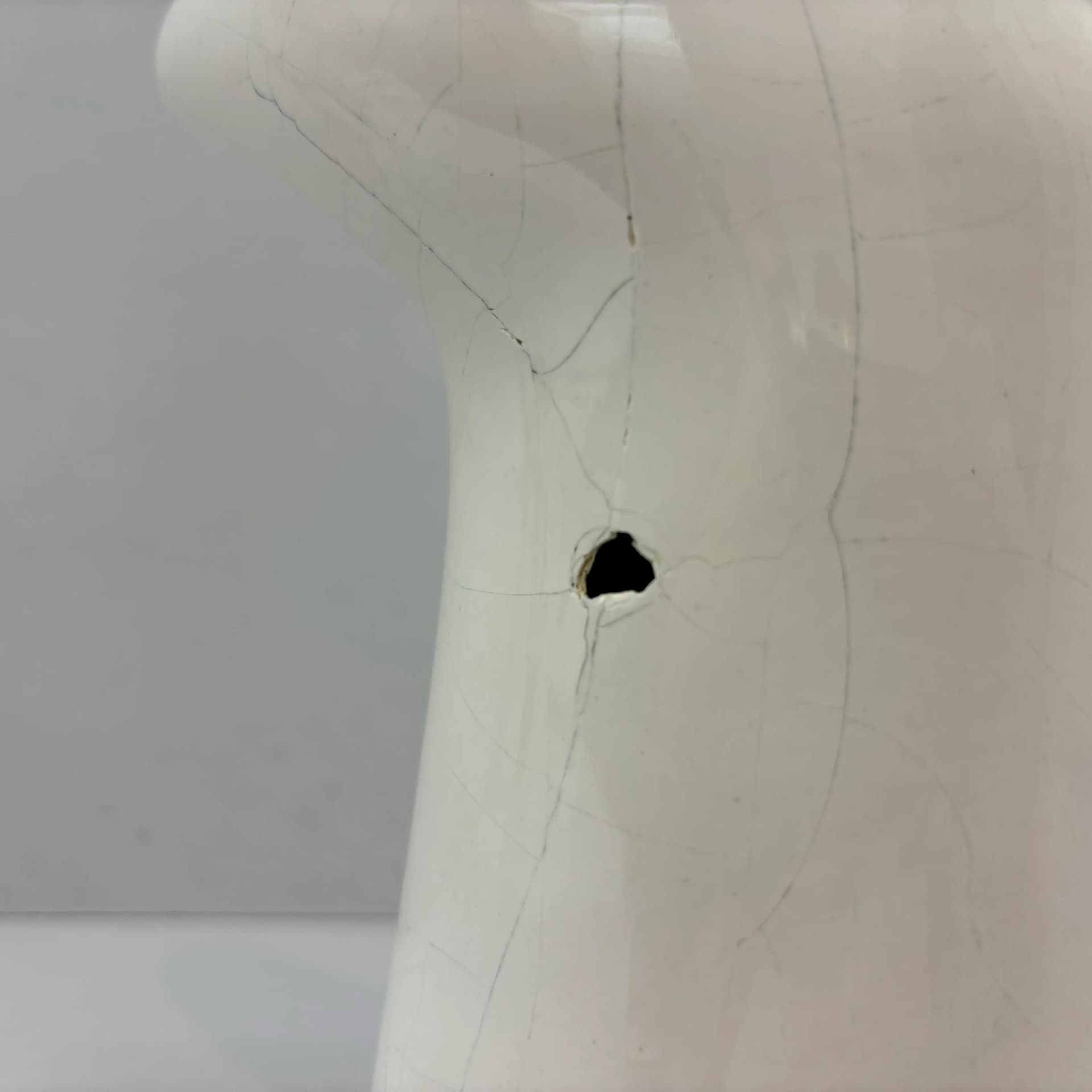 Piggy Bank Ghost, white ceramics, Germany, 1980s. - 8978