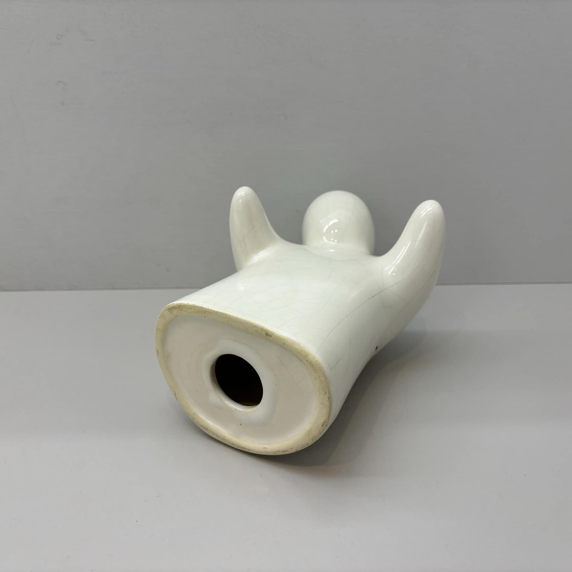 Piggy Bank Ghost, white ceramics, Germany, 1980s. - 8981