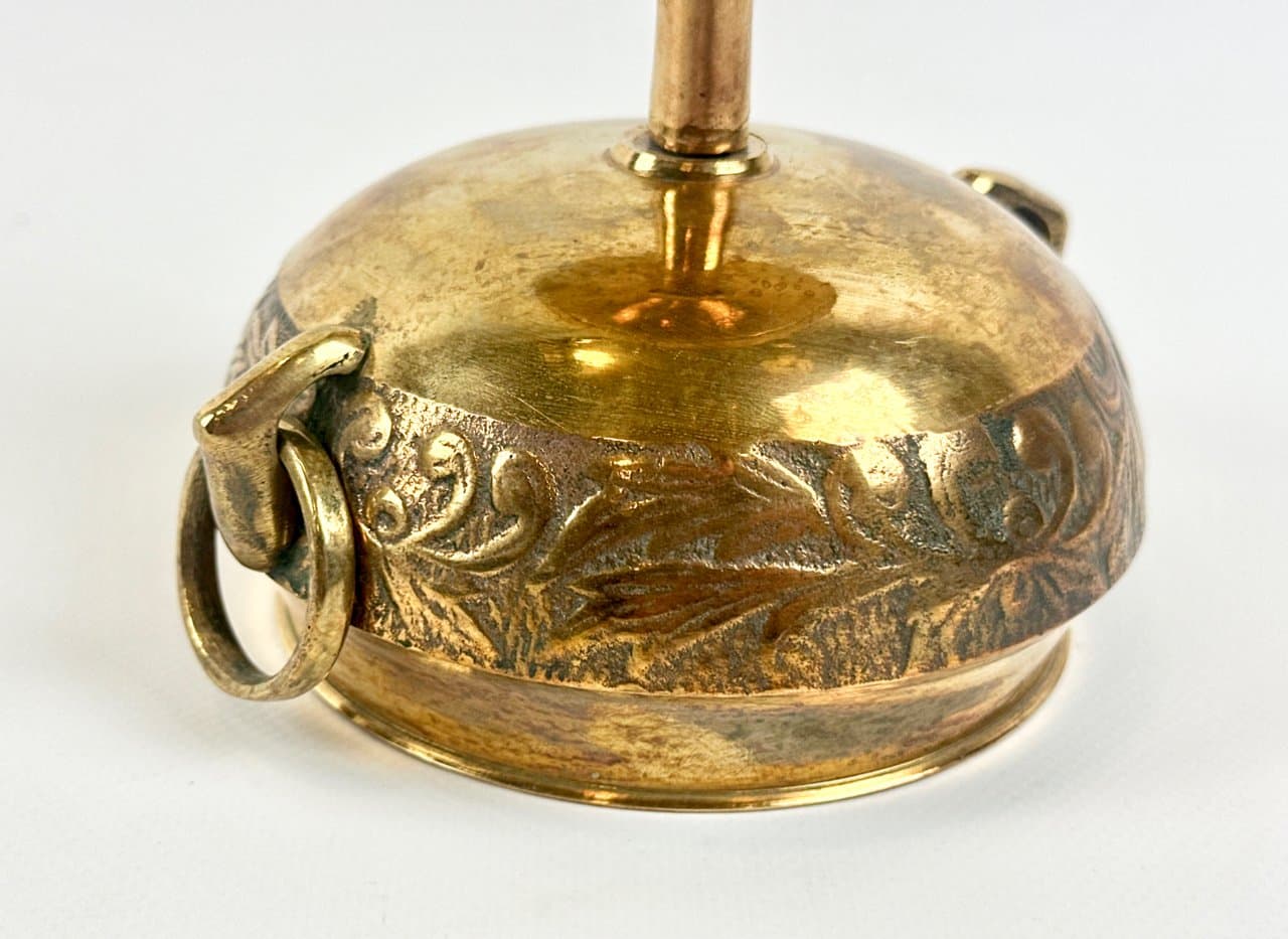 Pedestal bowl, Neo-Classical, golden brass, Denmark, 1950s - 149869