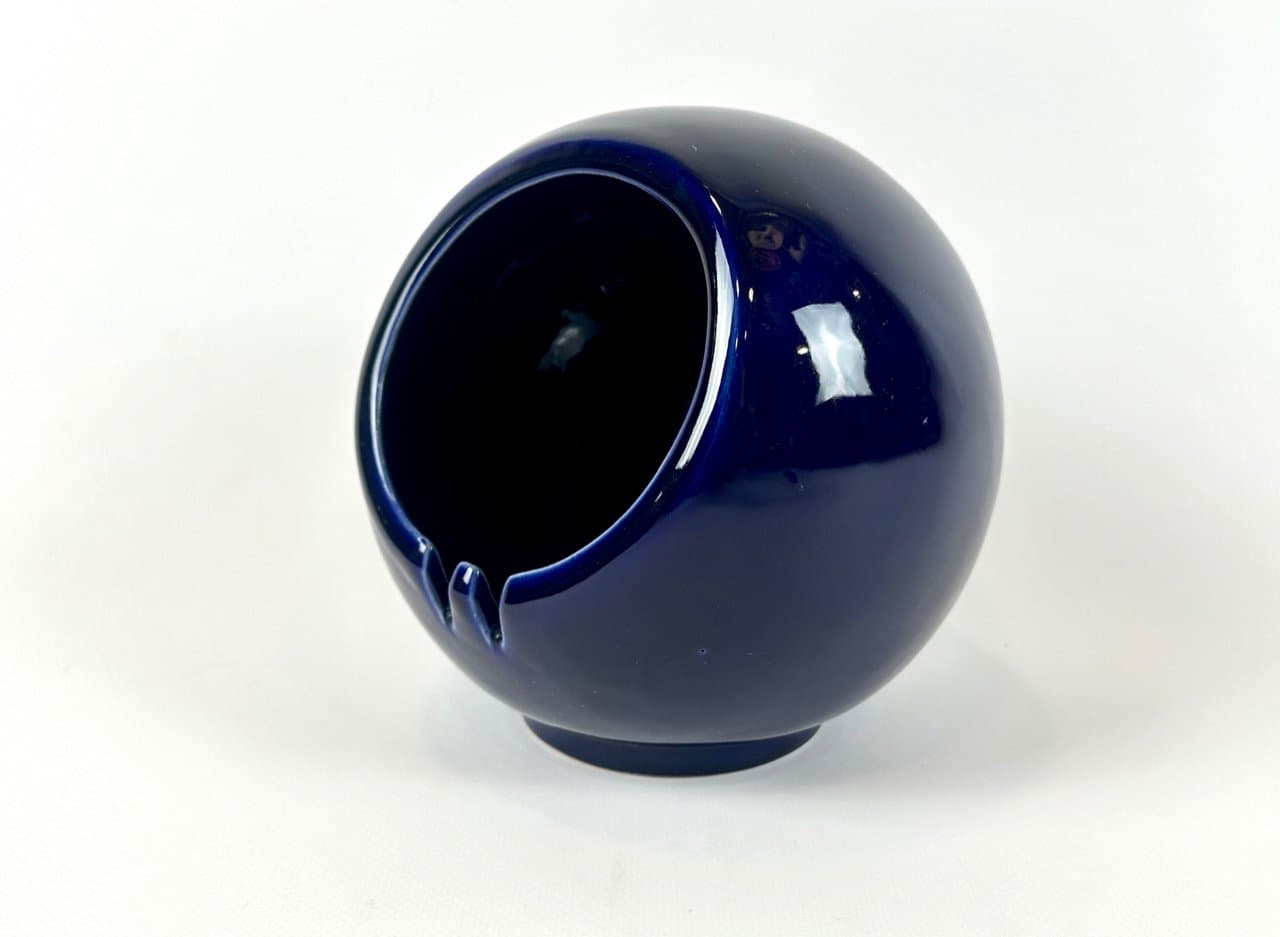 Popielniczka Space Age, granatowy, ceramika, Niemcy, lata 60. - 149925