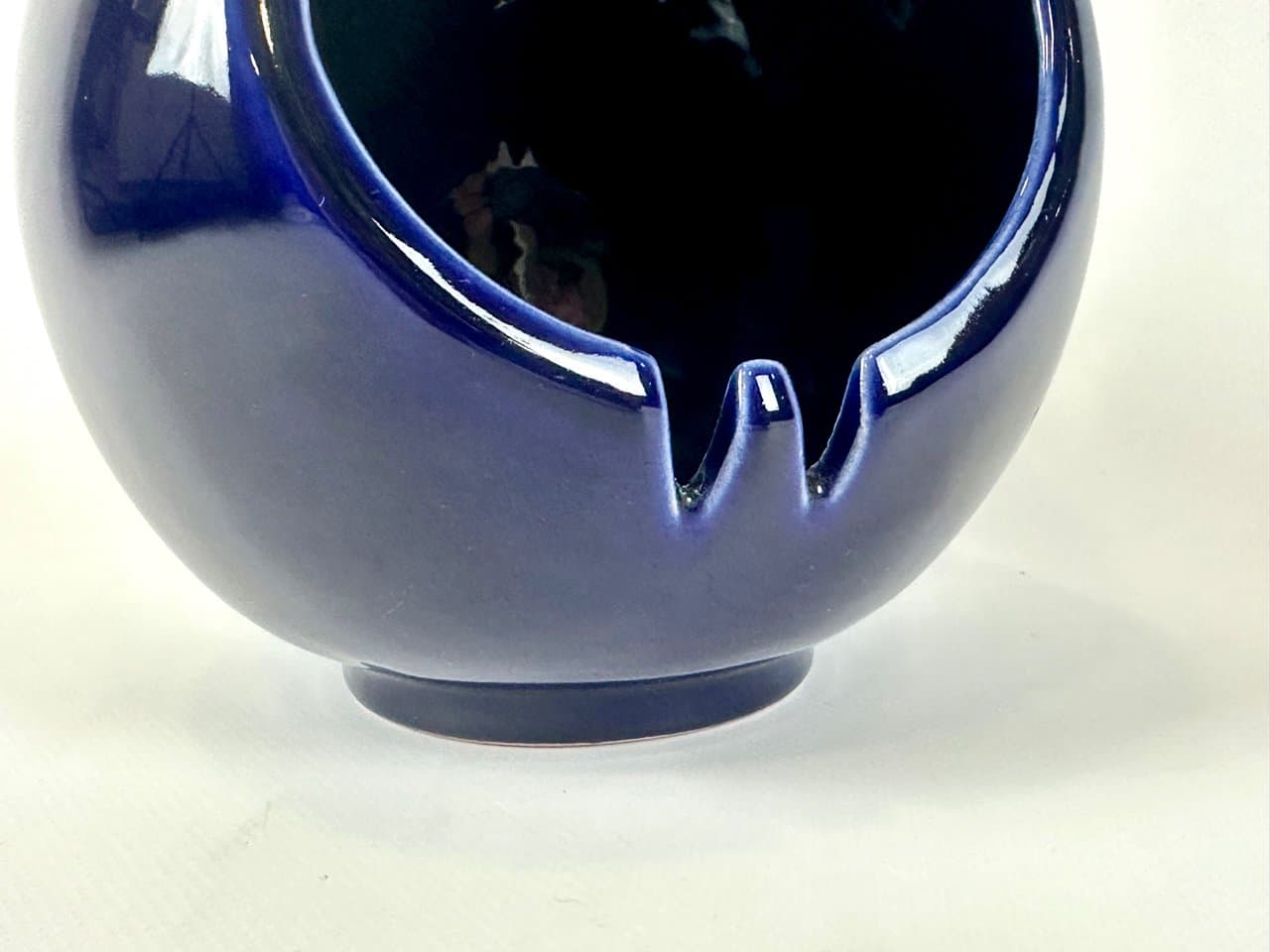 Popielniczka Space Age, granatowy, ceramika, Niemcy, lata 60. - 149926