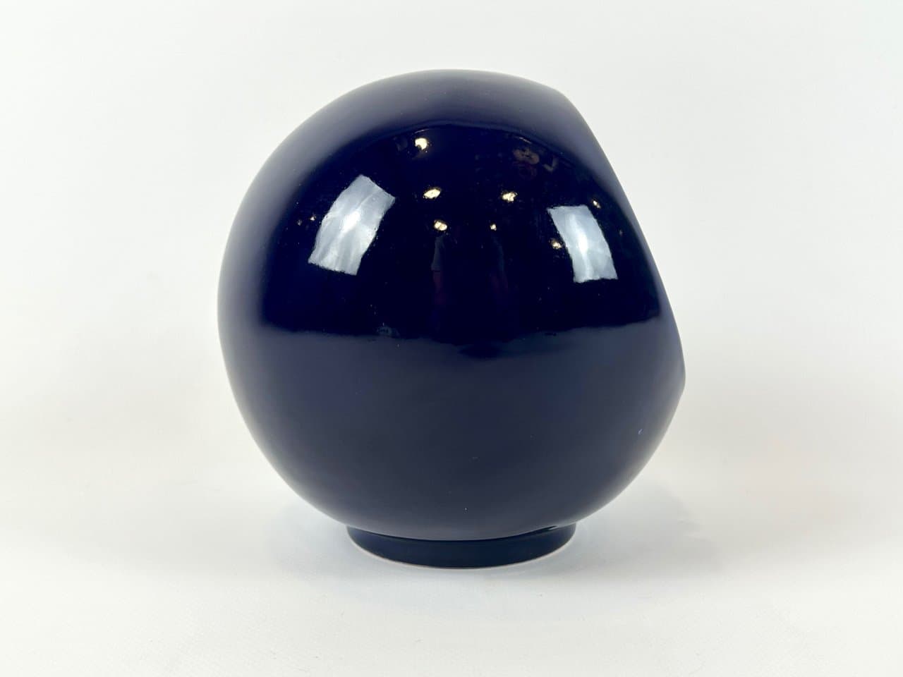 Popielniczka Space Age, granatowy, ceramika, Niemcy, lata 60. - 149928