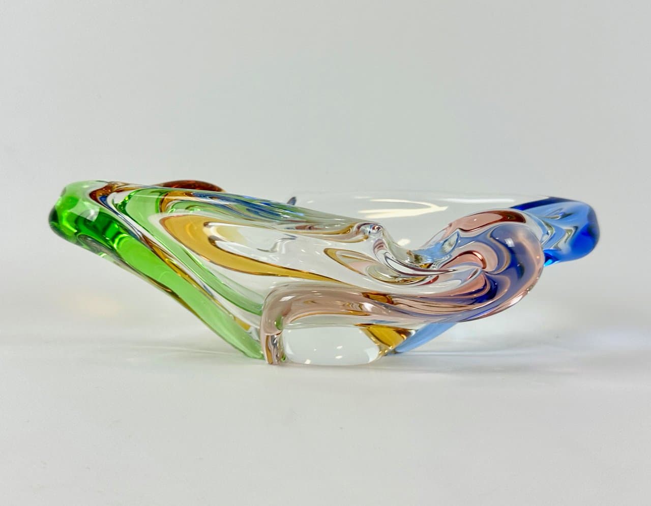 Popielniczka Rhapsody, multikolor, szkło, proj. F. Zemek, Czechy, lata 60. - 149948