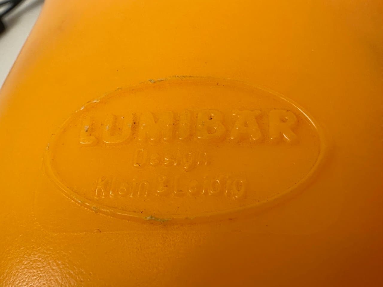 Floor Lamp Lumibär, orange, plastic, Germany, 1980s - 150165