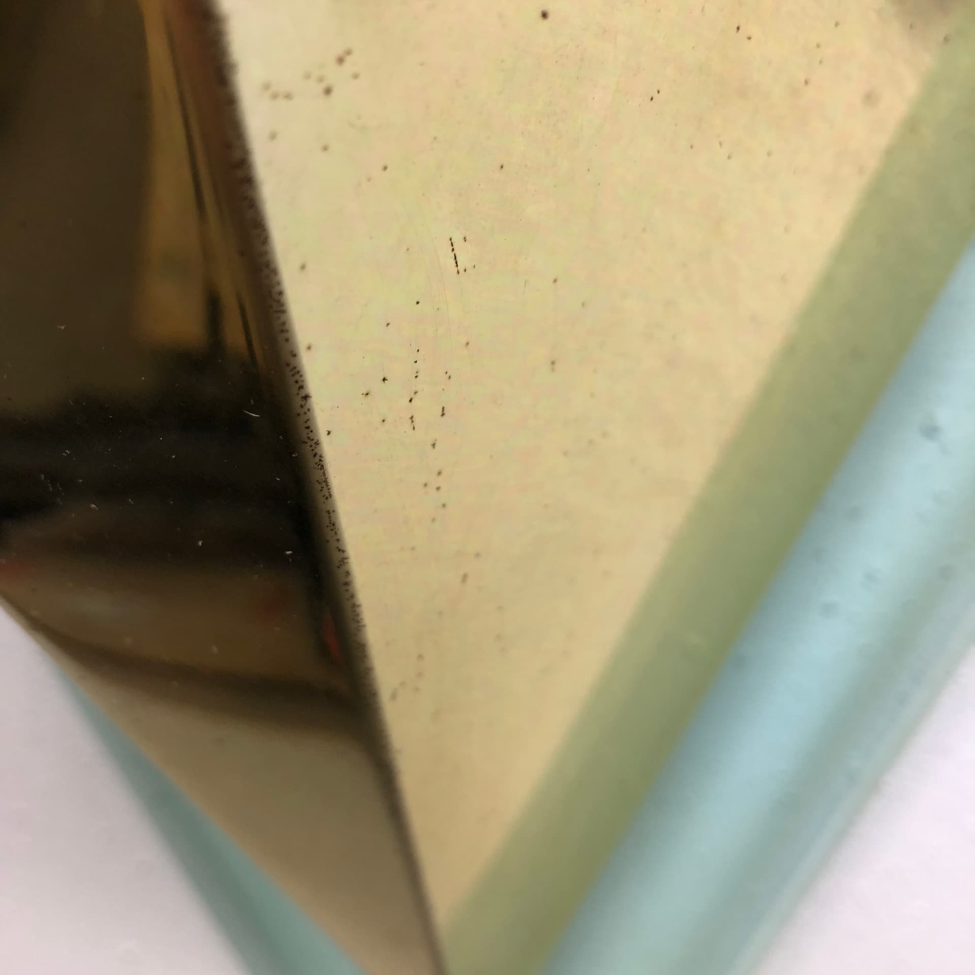 Pair of wall sconces Art Deco, gilt metal, acrylic, Germany, 1990s. - 131819